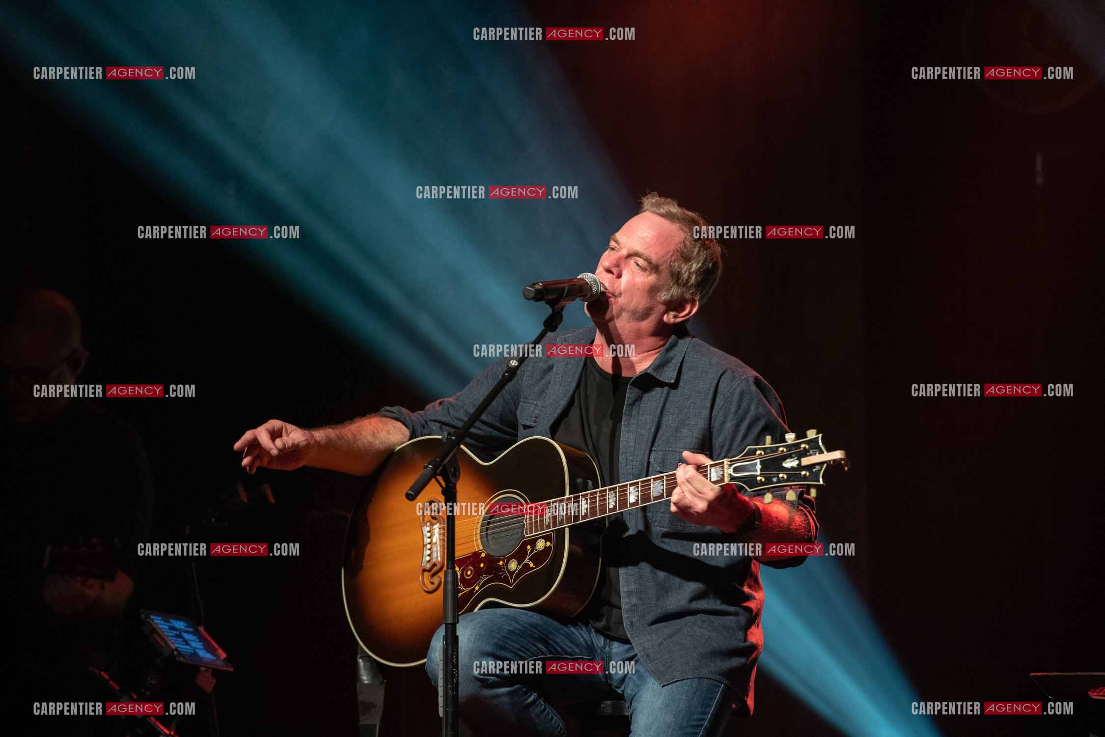 Le chanteur Pierre Garand dit Garou termine sa tournée Française de 2022 à Sanary-sur-Mer.      ( Exclusif )
