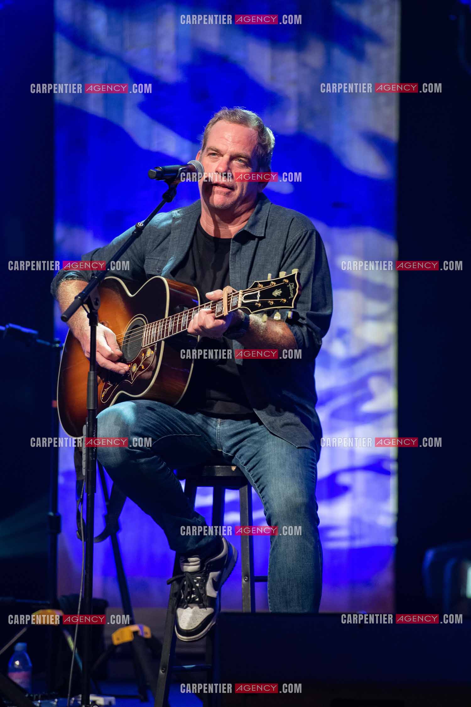 Le chanteur Pierre Garand dit Garou termine sa tournée Française de 2022 à Sanary-sur-Mer.      ( Exclusif )