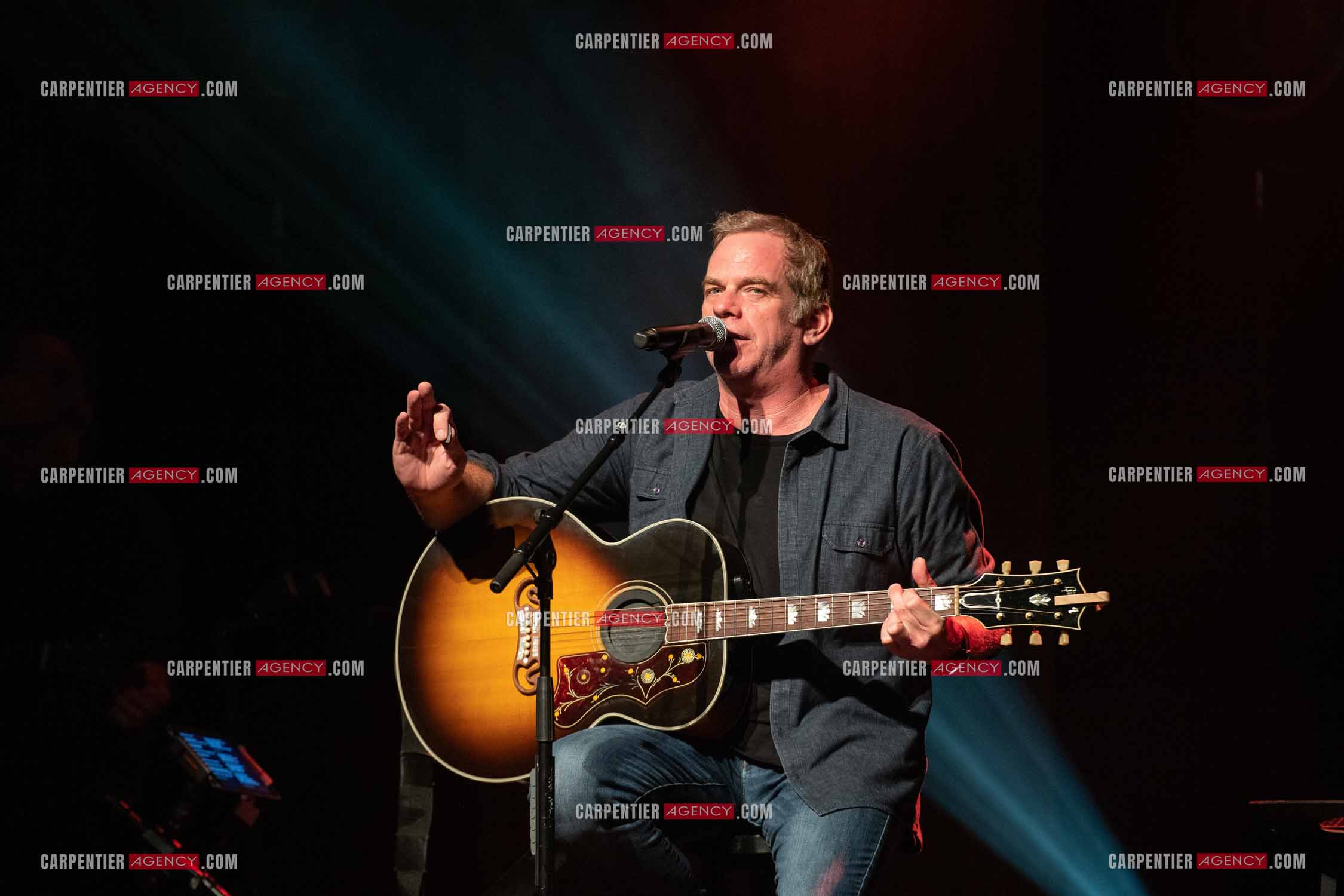 Le chanteur Pierre Garand dit Garou termine sa tournée Française de 2022 à Sanary-sur-Mer.      ( Exclusif )
