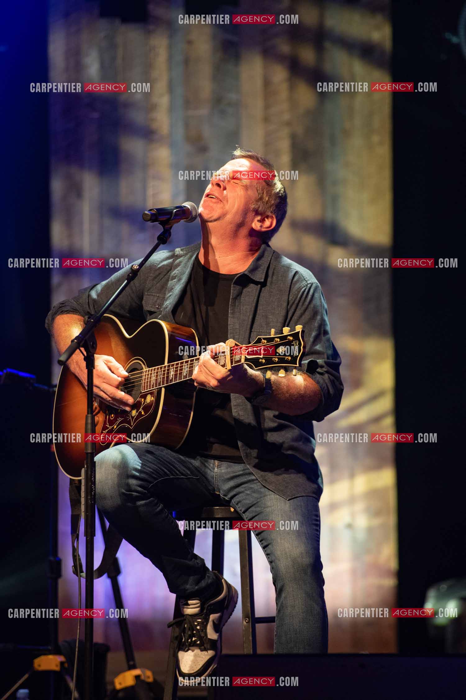 Le chanteur Pierre Garand dit Garou termine sa tournée Française de 2022 à Sanary-sur-Mer.      ( Exclusif )