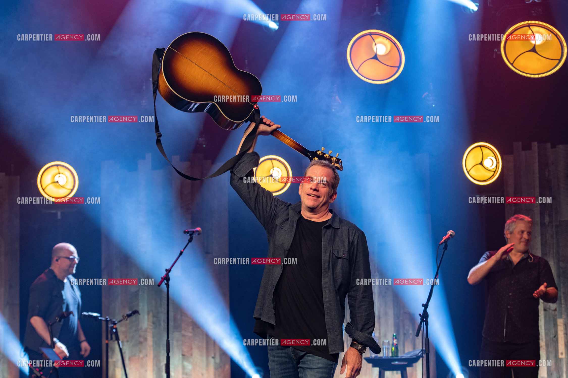 Le chanteur Pierre Garand dit Garou termine sa tournée Française de 2022 à Sanary-sur-Mer.      ( Exclusif )