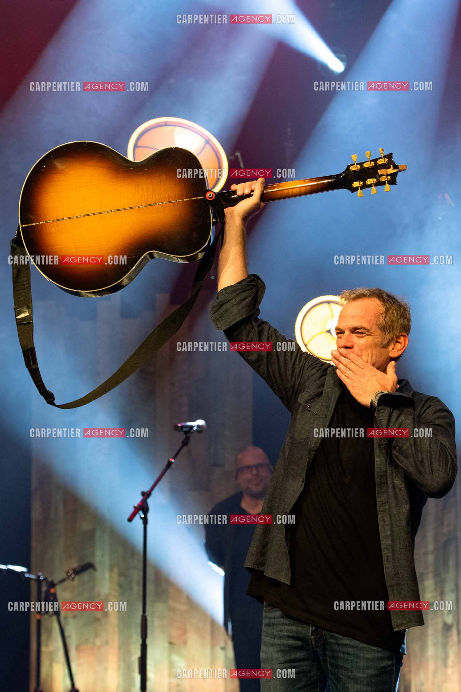 Le chanteur Pierre Garand dit Garou termine sa tournée Française de 2022 à Sanary-sur-Mer.      ( Exclusif )