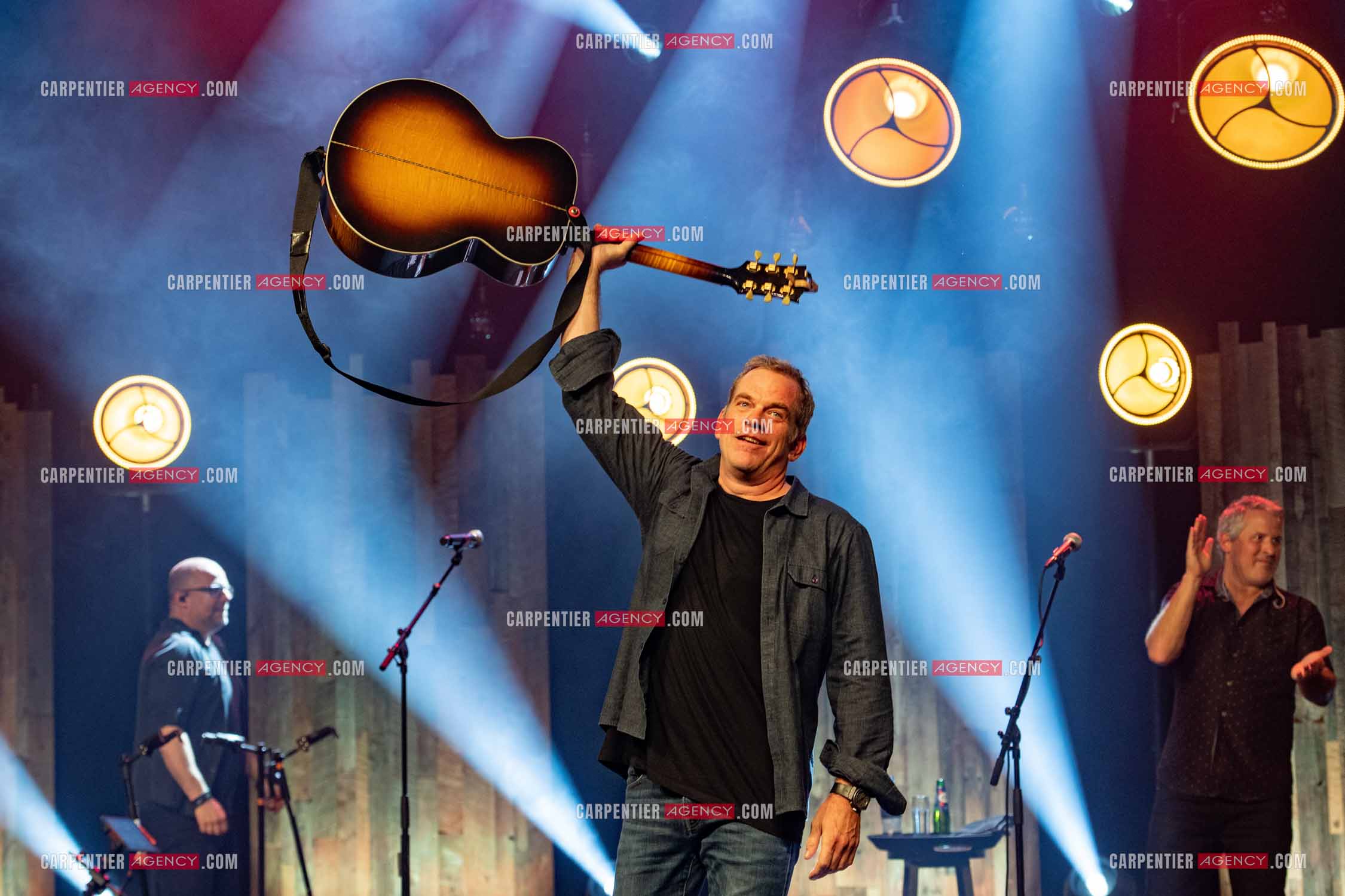 Le chanteur Pierre Garand dit Garou termine sa tournée Française de 2022 à Sanary-sur-Mer.      ( Exclusif )