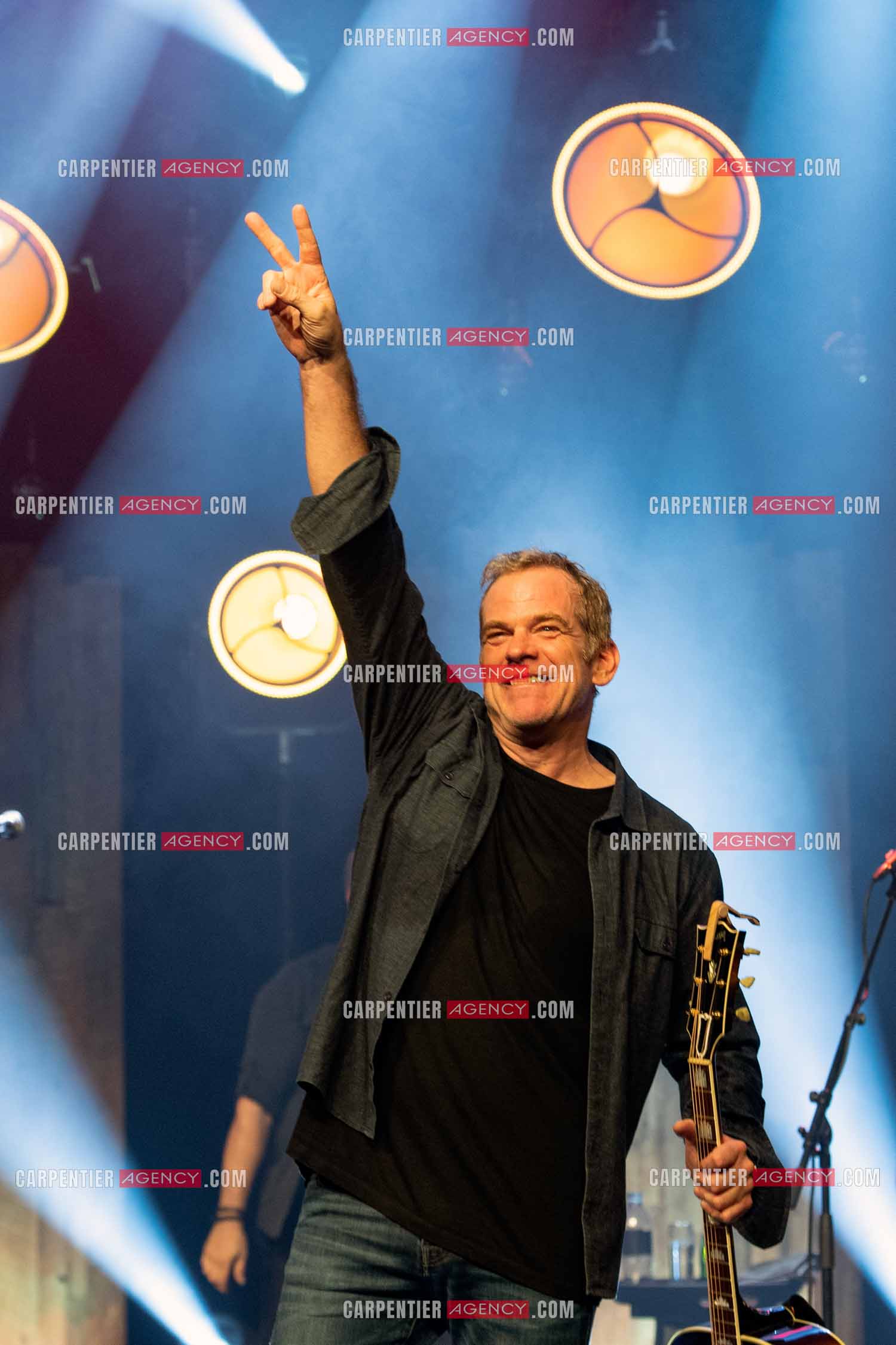 Le chanteur Pierre Garand dit Garou termine sa tournée Française de 2022 à Sanary-sur-Mer.      ( Exclusif )
