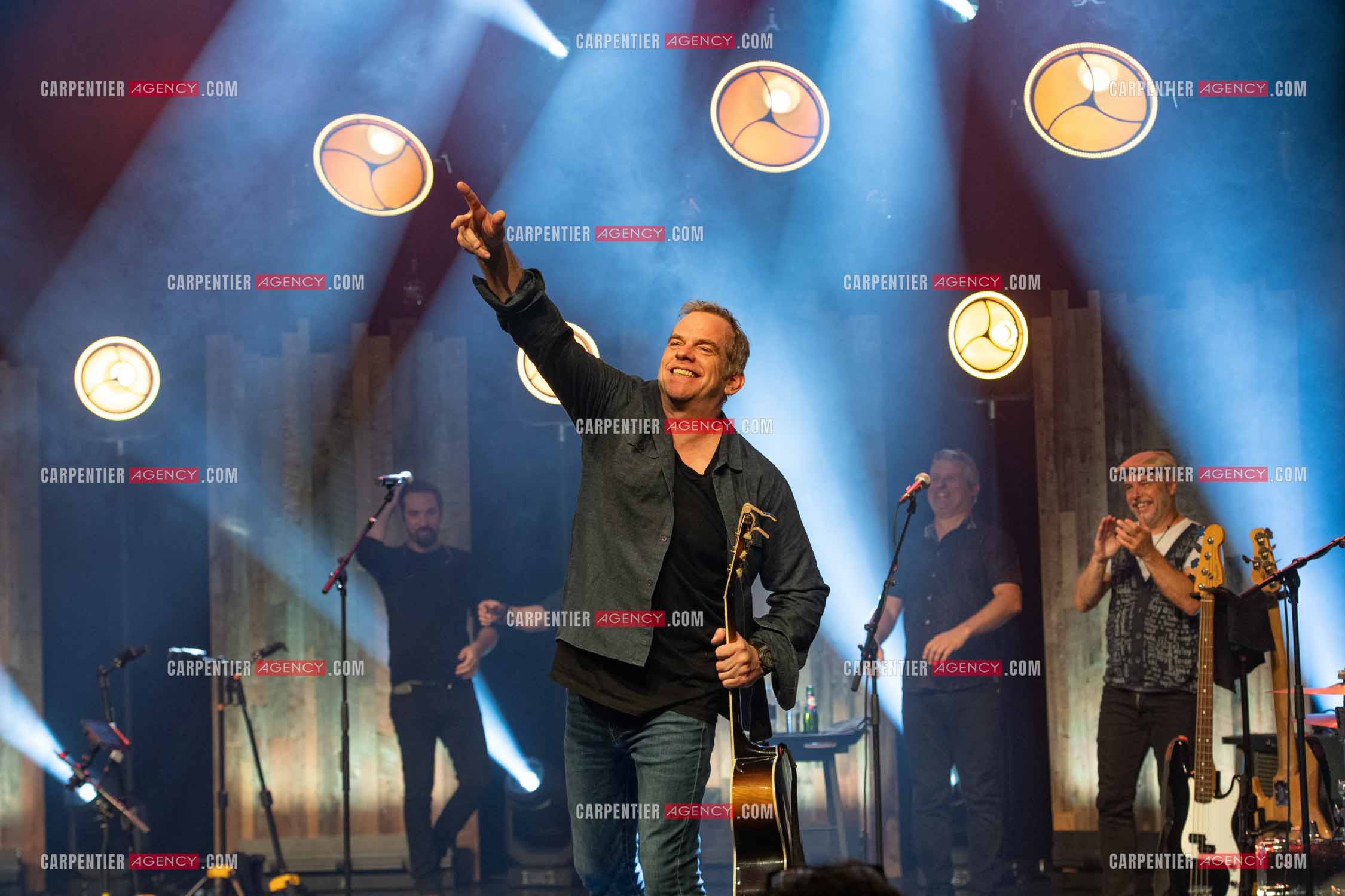 Le chanteur Pierre Garand dit Garou termine sa tournée Française de 2022 à Sanary-sur-Mer.      ( Exclusif )