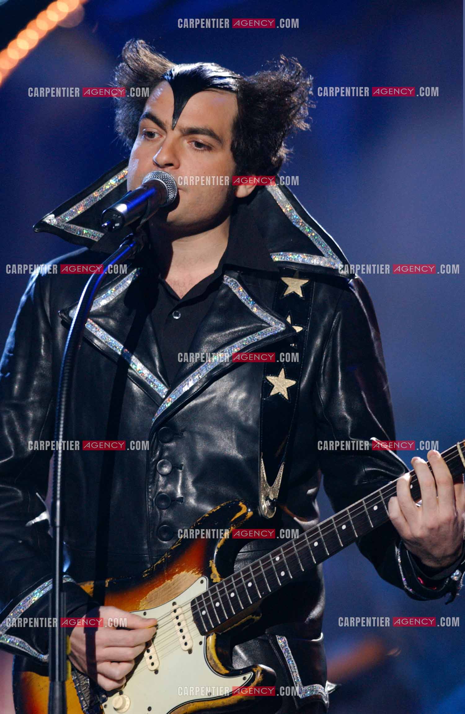 Le chanteur Matthieu Chedid dit “M“ lors de son concert au Zénith de Paris en 2005.  ( Exclusif )