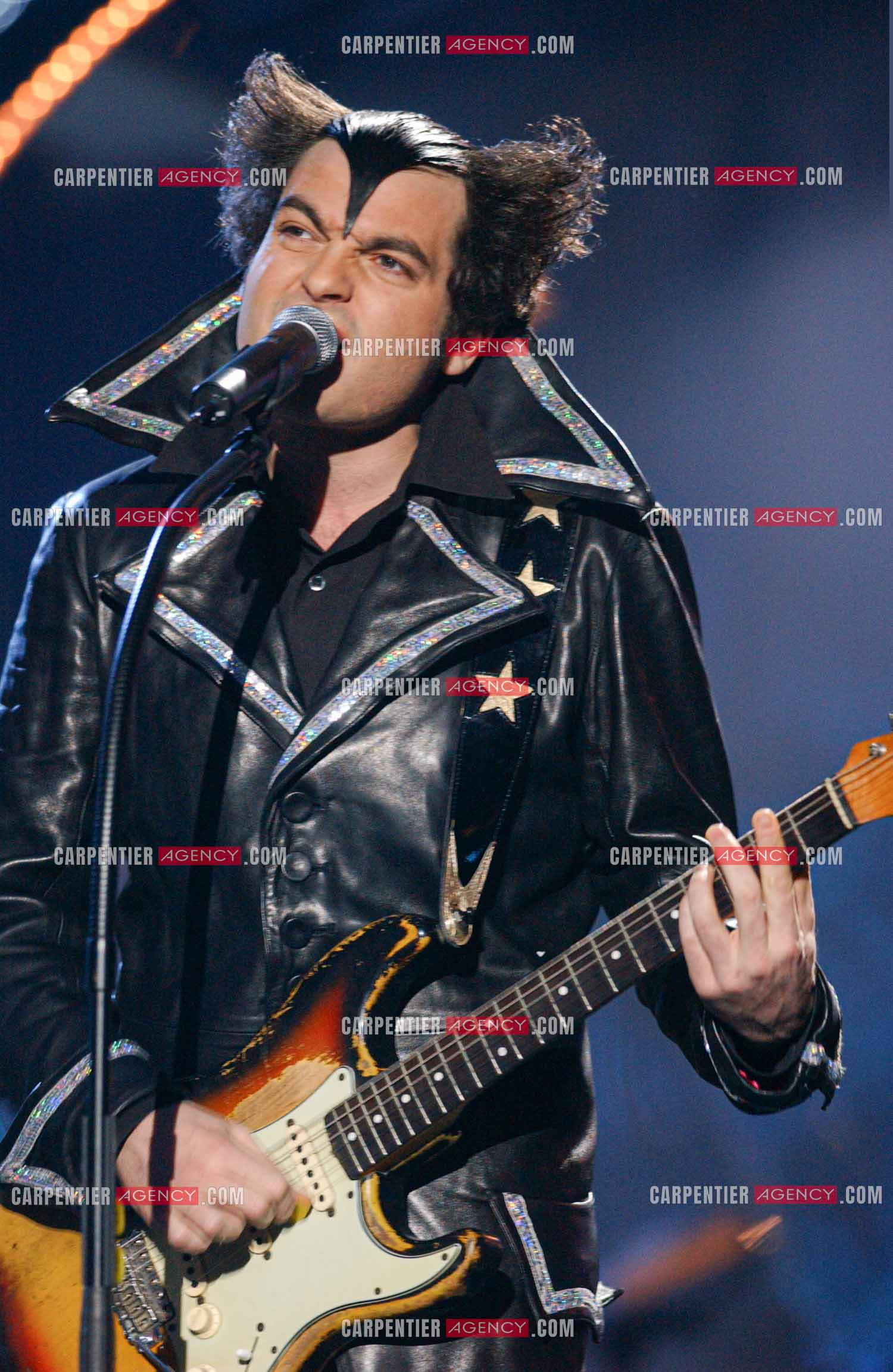 Le chanteur Matthieu Chedid dit “M“ lors de son concert au Zénith de Paris en 2005.  ( Exclusif )