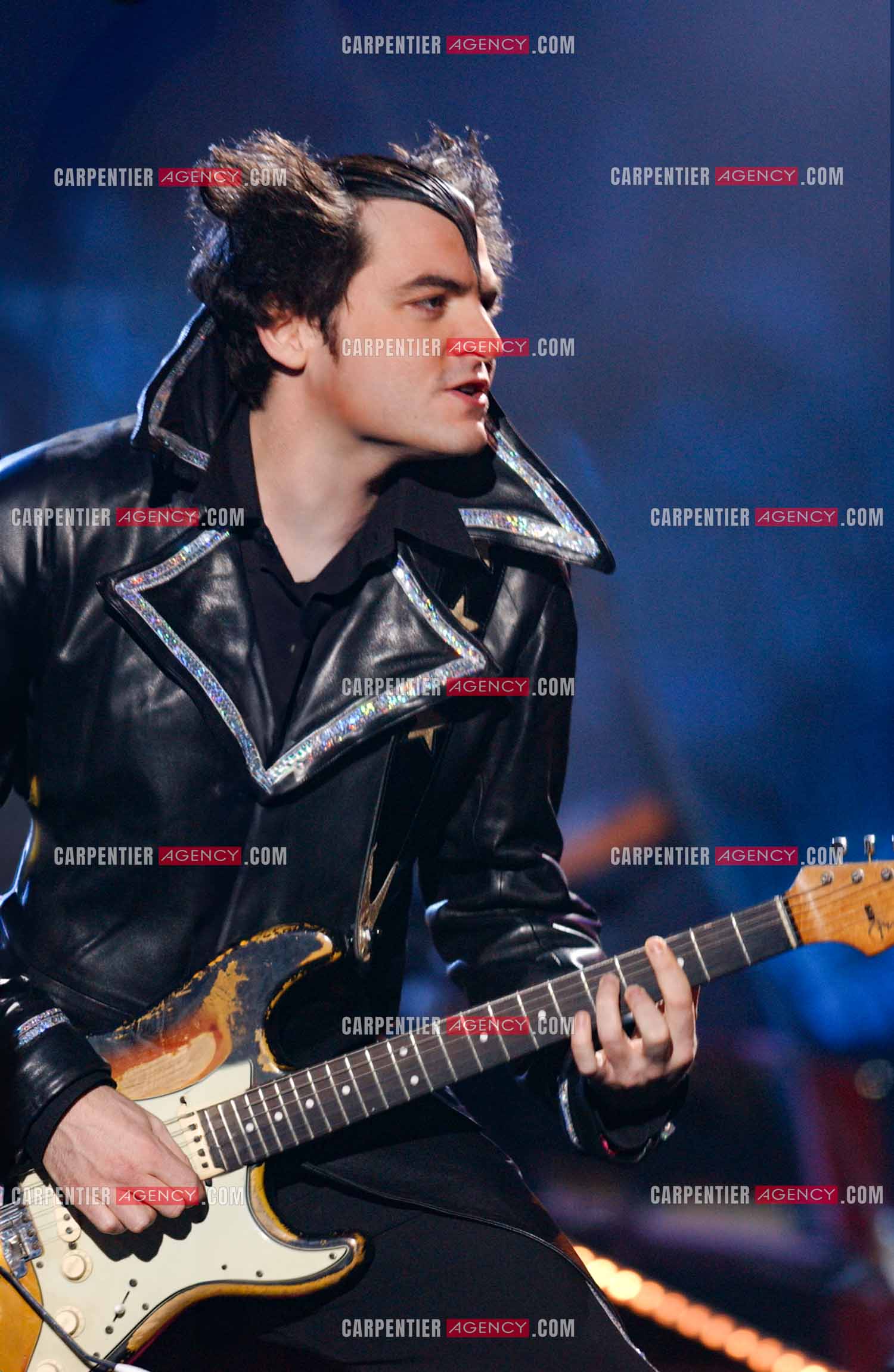Le chanteur Matthieu Chedid dit “M“ lors de son concert au Zénith de Paris en 2005.  ( Exclusif )