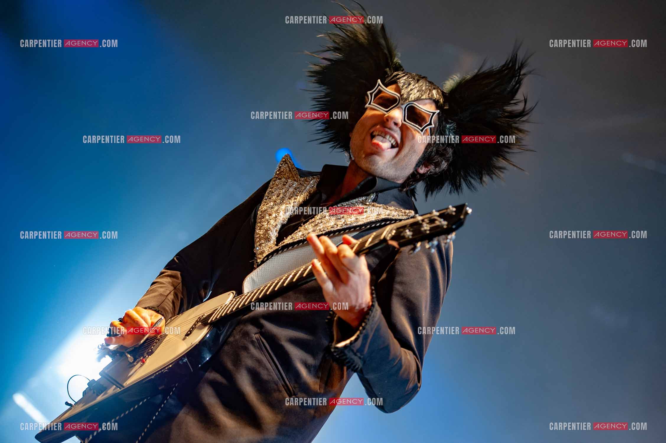 Le chanteur Matthieu Chedid dit “M“ en concert au Zénith de Paris en 2010.  ( Exclusif )
