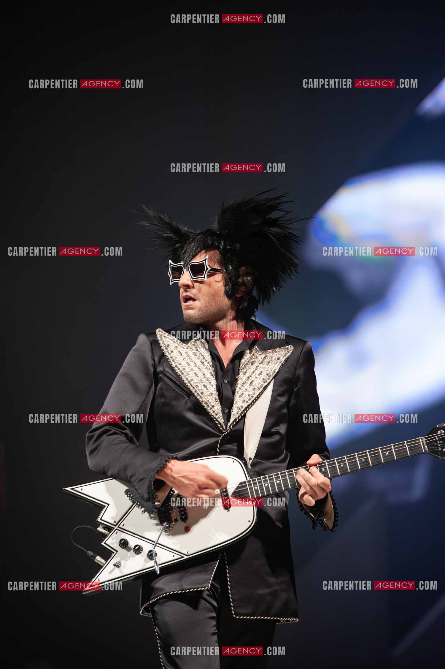 Le chanteur Matthieu Chedid dit “M“ en concert au Zénith de Paris en 2010.  ( Exclusif )