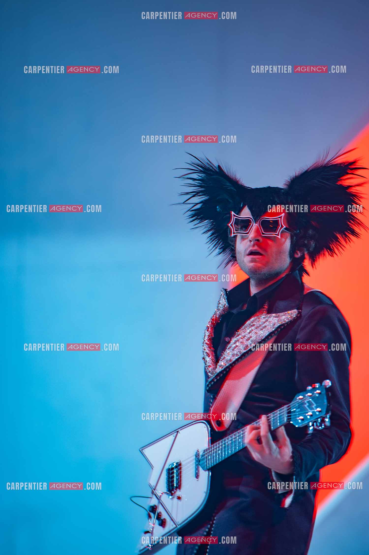 Le chanteur Matthieu Chedid dit “M“ en concert au Zénith de Paris en 2010.  ( Exclusif )