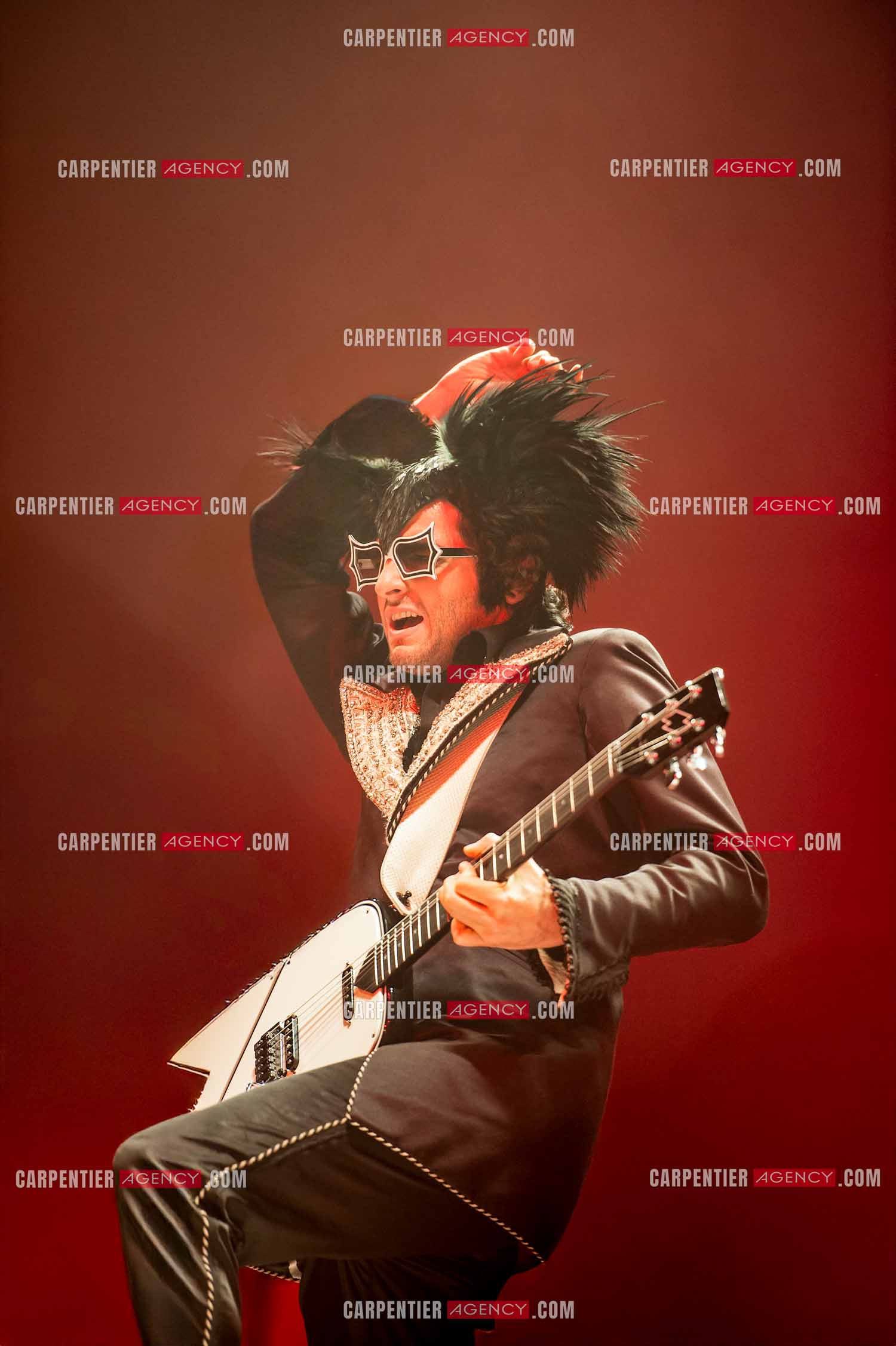 Le chanteur Matthieu Chedid dit “M“ en concert au Zénith de Paris en 2010.  ( Exclusif )