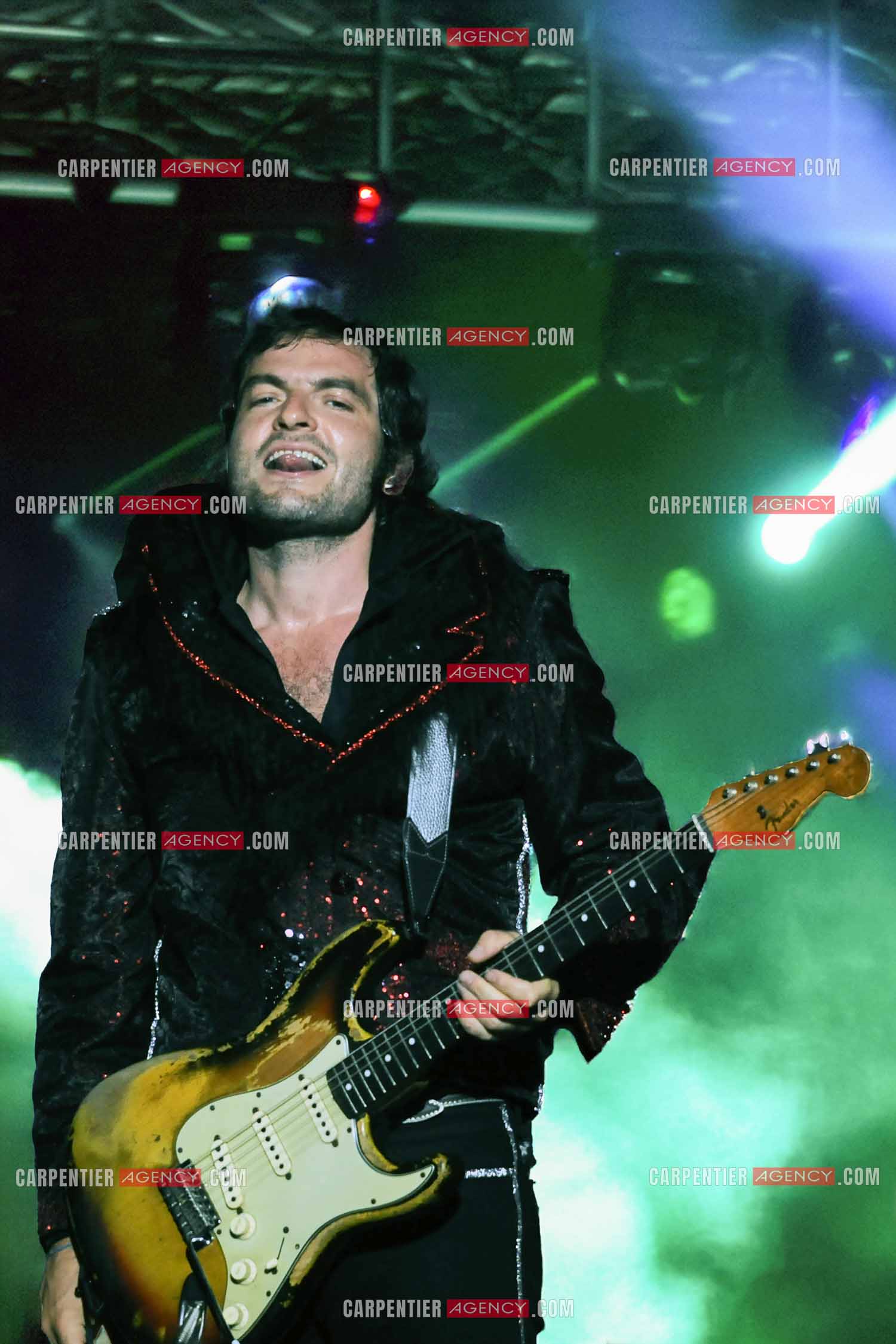 Le chanteur Matthieu Chedid dit “M“ lors de son concert au Zénith de Paris en 2013.  ( Exclusif )