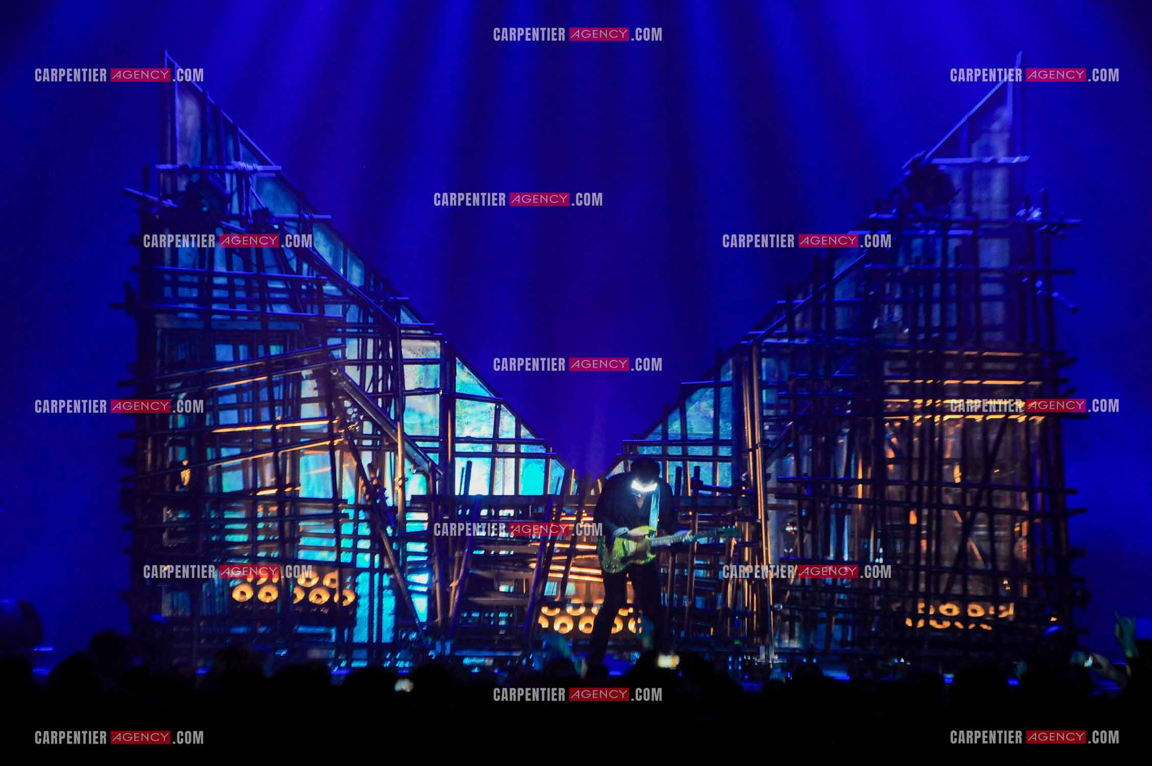 Le chanteur Matthieu Chedid dit “M“ lors de son concert au Zénith de Paris en 2013.  ( Exclusif )