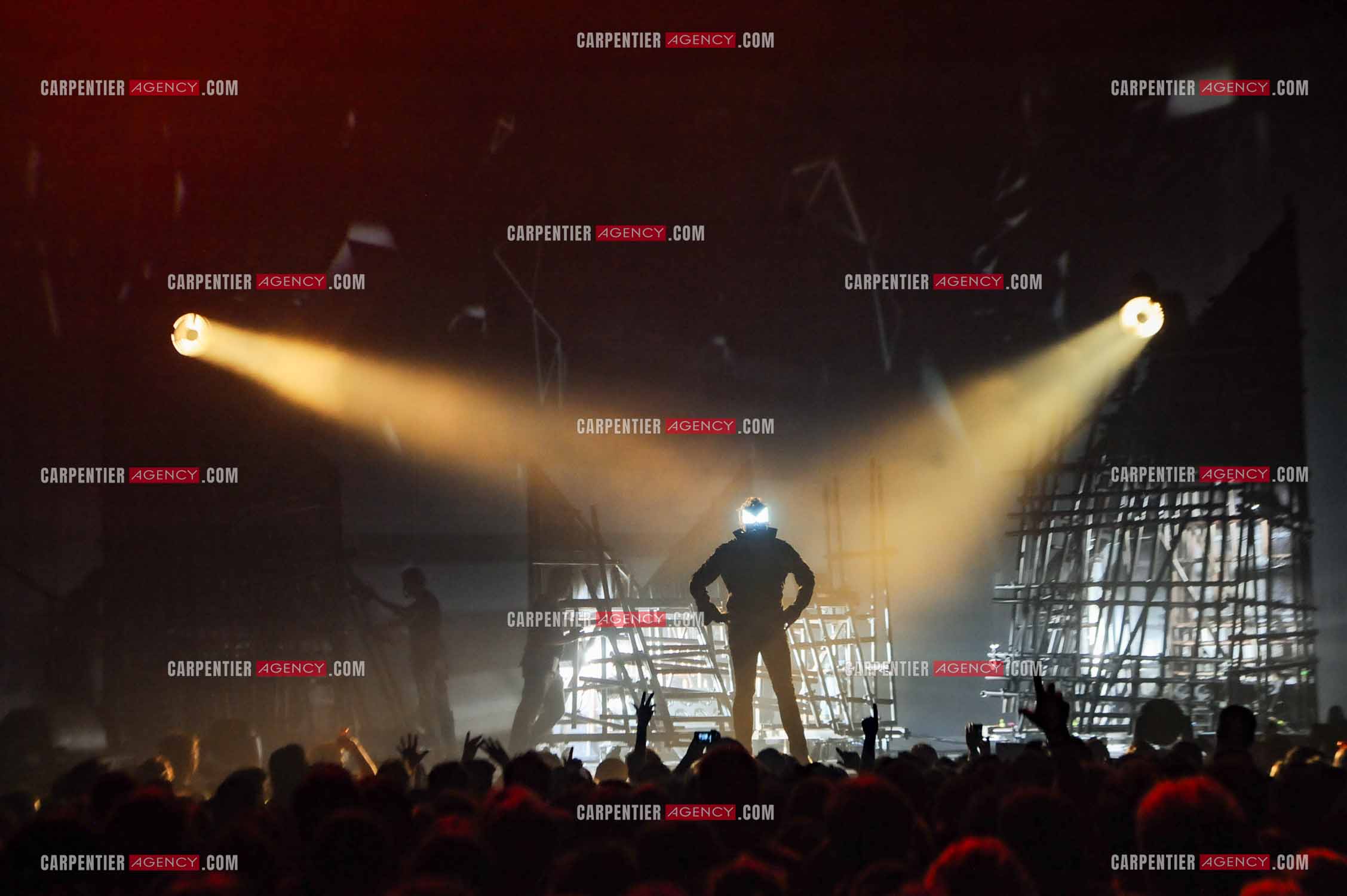 Le chanteur Matthieu Chedid dit “M“ lors de son concert au Zénith de Paris en 2013.  ( Exclusif )
