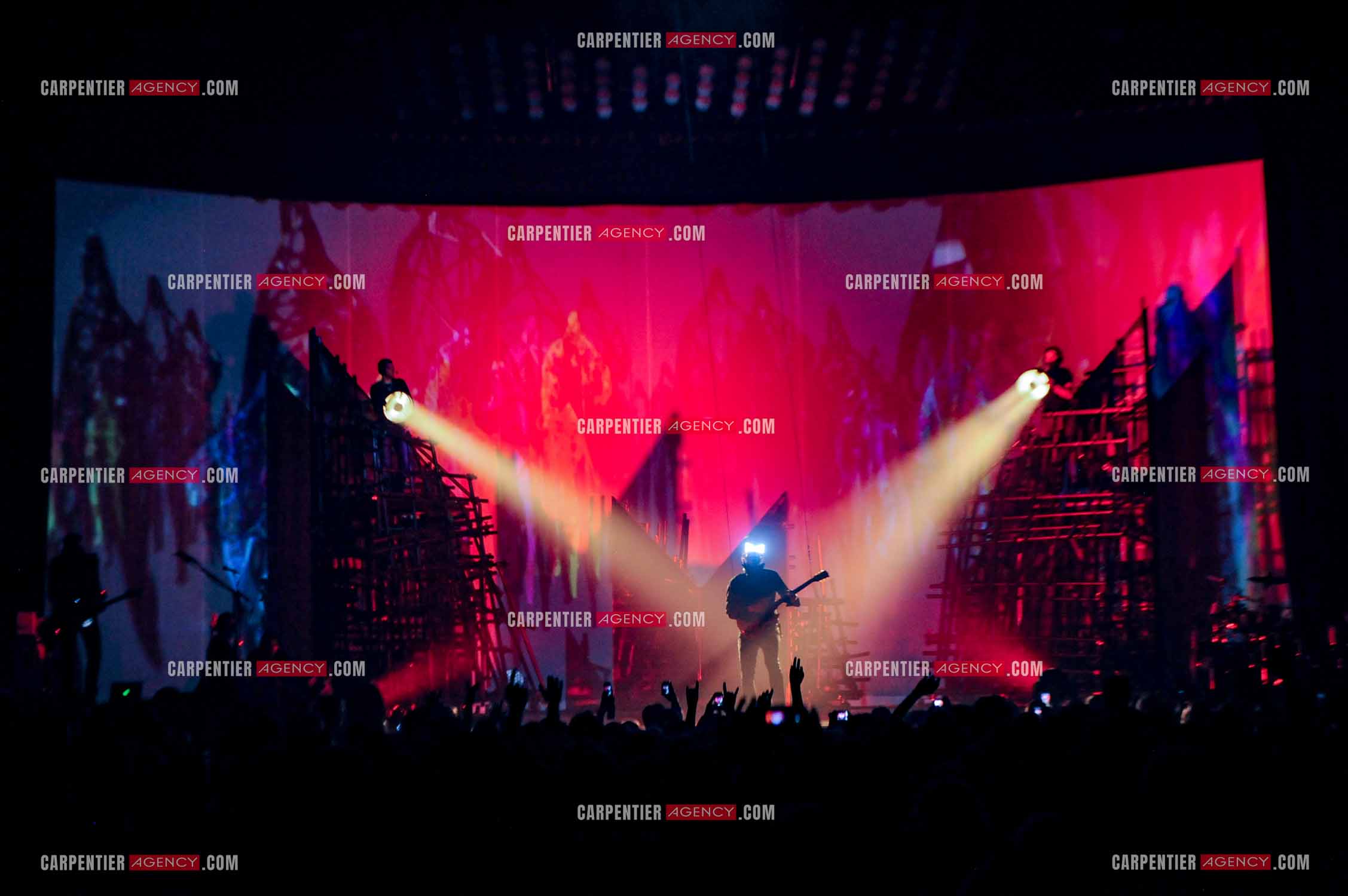 Le chanteur Matthieu Chedid dit “M“ lors de son concert au Zénith de Paris en 2013.  ( Exclusif )