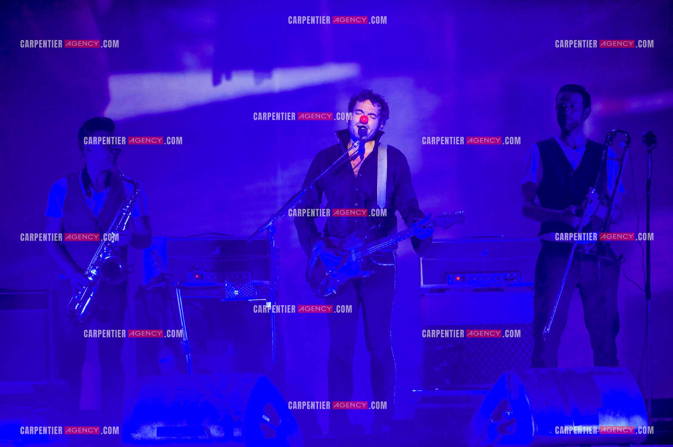 Le chanteur Matthieu Chedid dit “M“ lors de son concert au Zénith de Paris en 2013.  ( Exclusif )