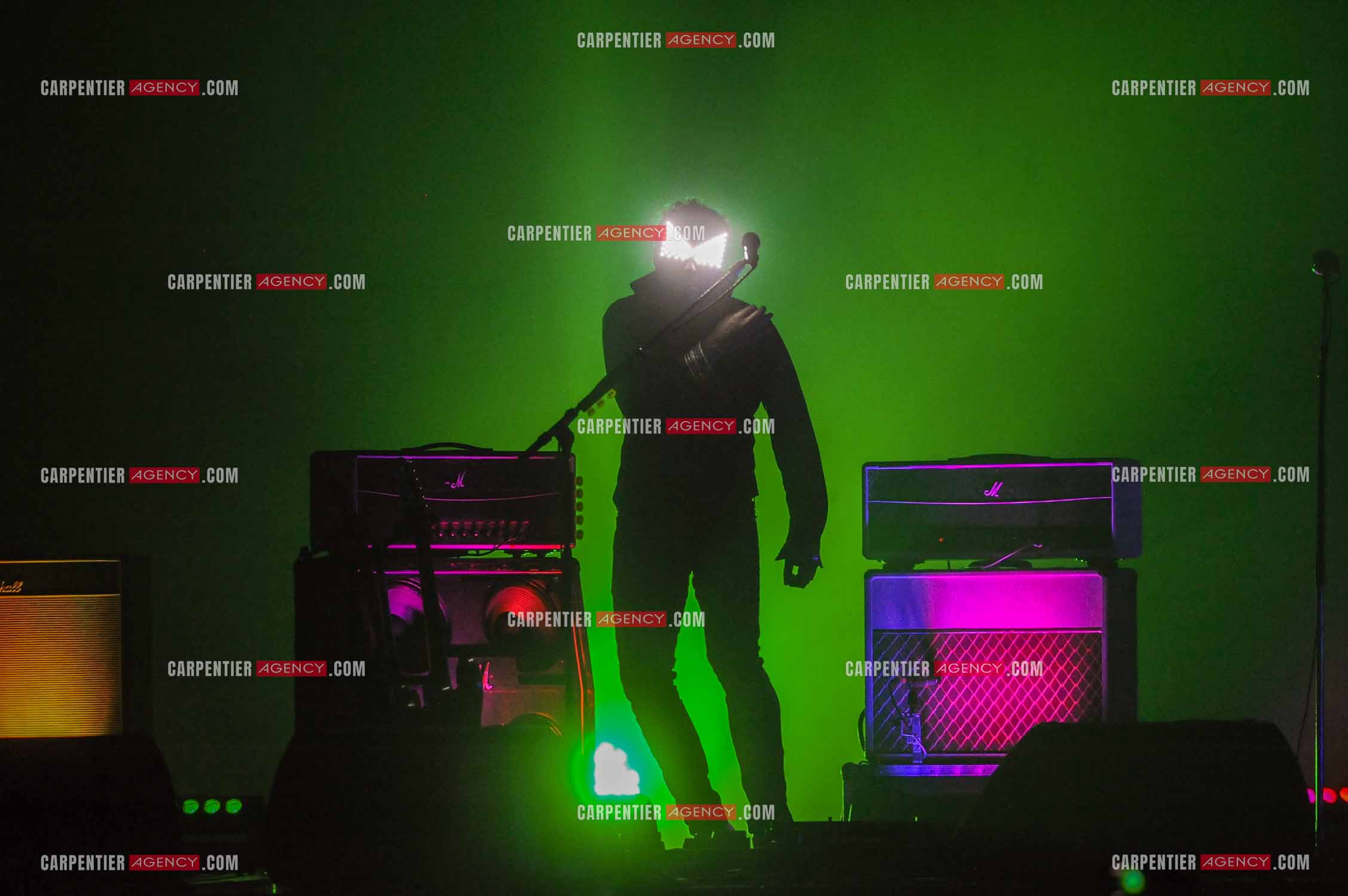Le chanteur Matthieu Chedid dit “M“ lors de son concert au Zénith de Paris en 2013.  ( Exclusif )