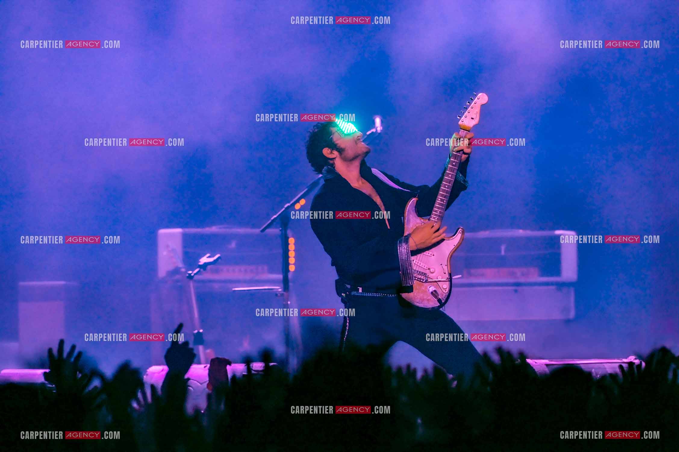 Le chanteur Matthieu Chedid dit “M“ lors de son concert au Zénith de Paris en 2013.  ( Exclusif )