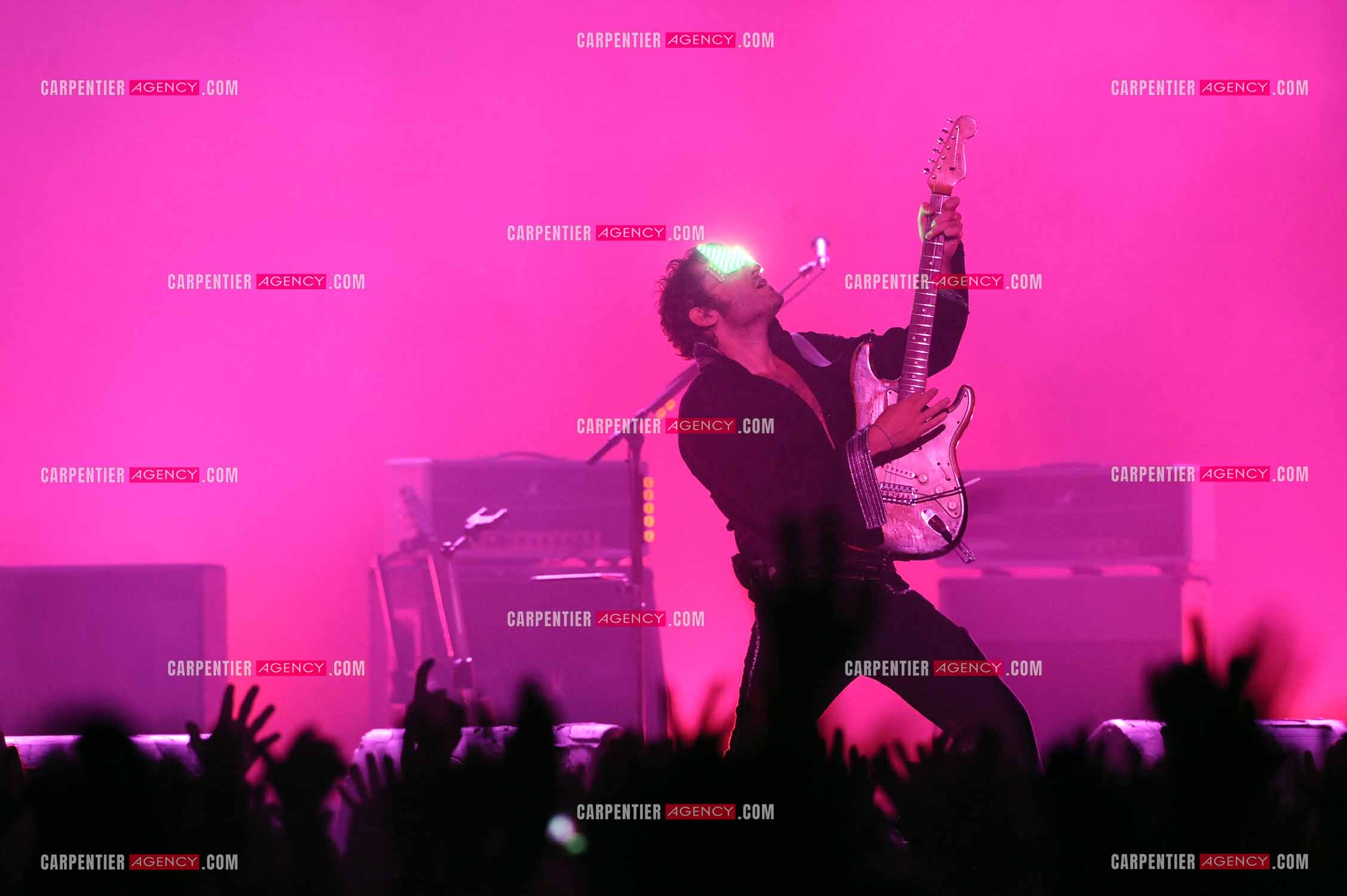 Le chanteur Matthieu Chedid dit “M“ lors de son concert au Zénith de Paris en 2013.  ( Exclusif )