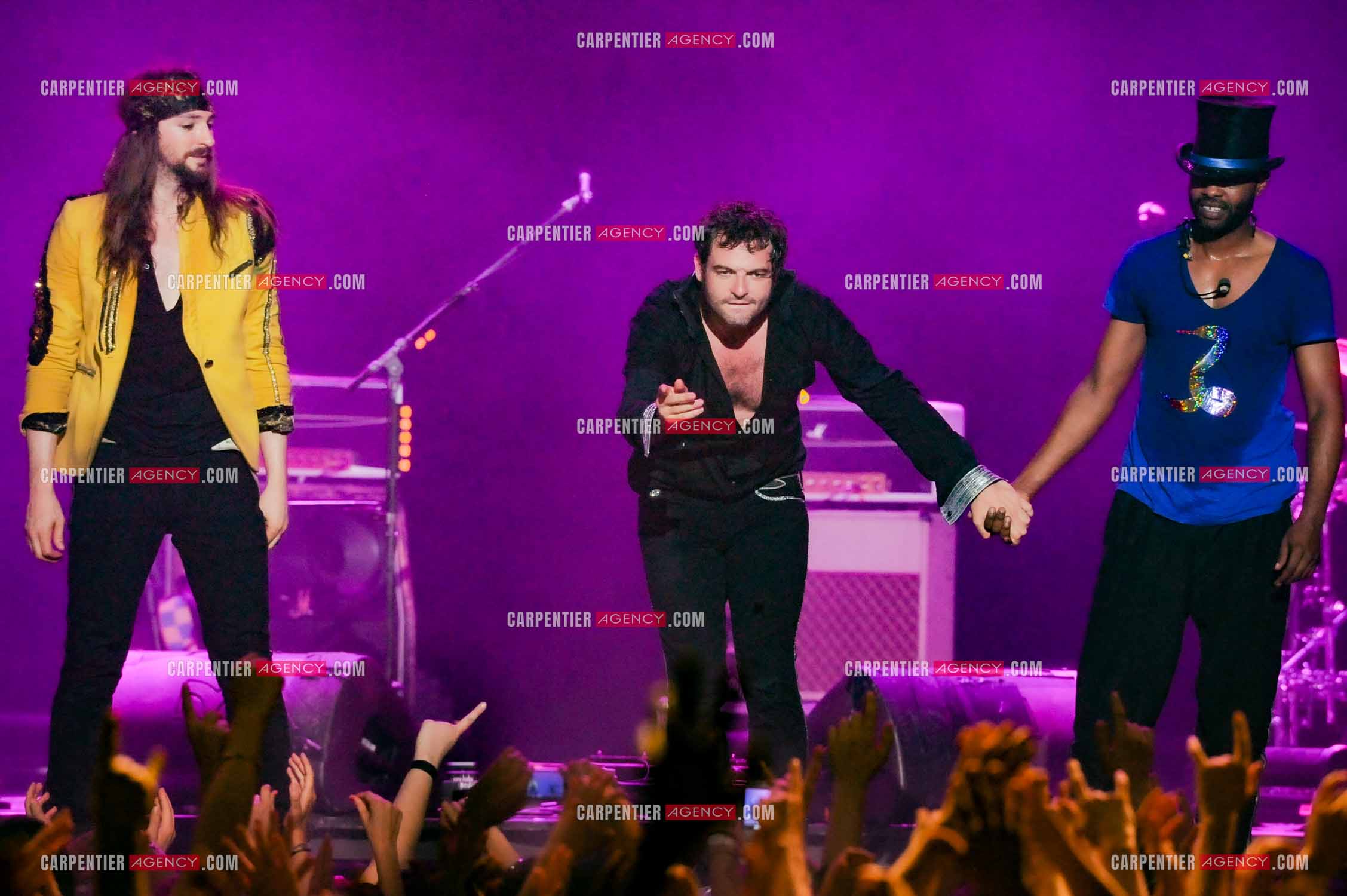 Le chanteur Matthieu Chedid dit “M“ lors de son concert au Zénith de Paris en 2013.  ( Exclusif )