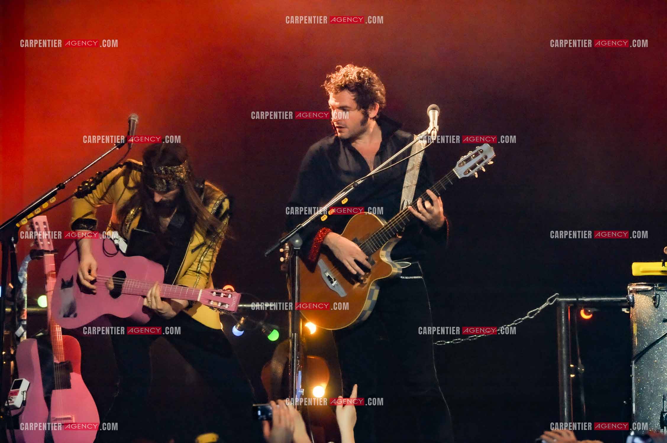 Le chanteur Matthieu Chedid dit “M“ lors de son concert au Zénith de Paris en 2013.  ( Exclusif )