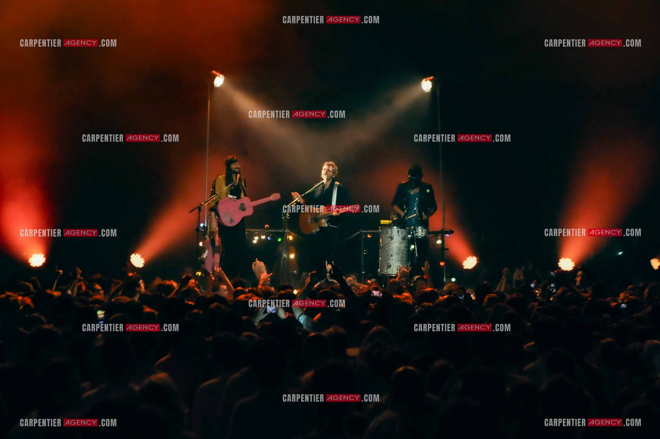 Le chanteur Matthieu Chedid dit “M“ lors de son concert au Zénith de Paris en 2013.  ( Exclusif )