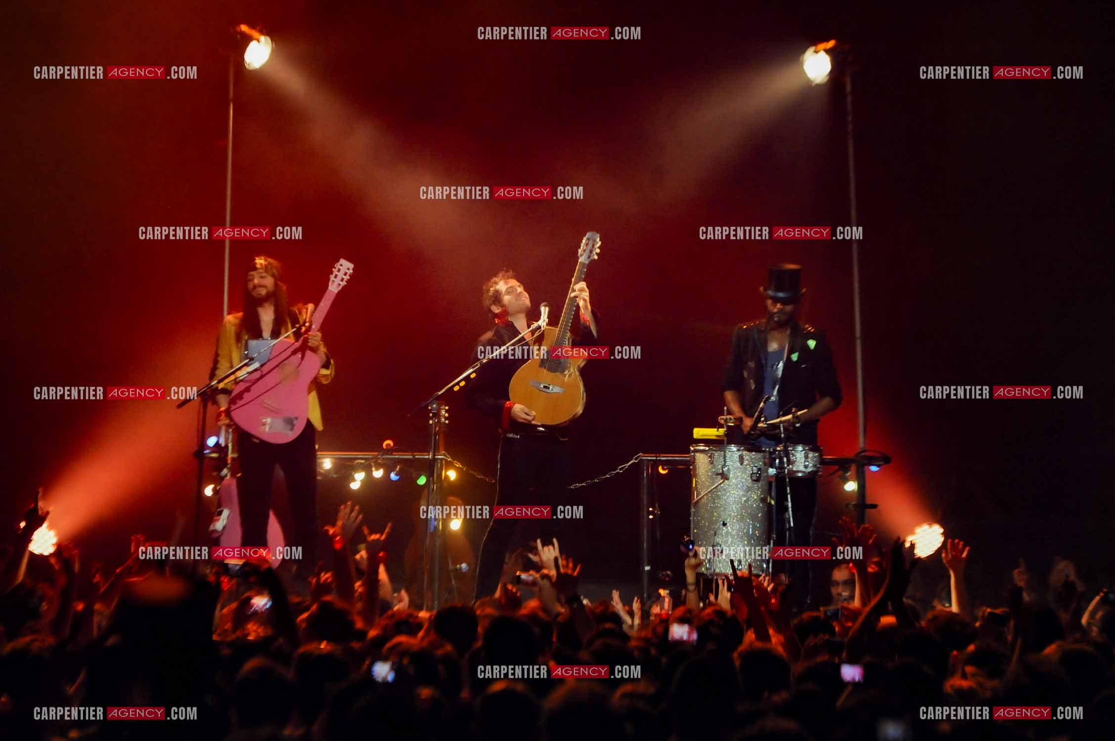 Le chanteur Matthieu Chedid dit “M“ lors de son concert au Zénith de Paris en 2013.  ( Exclusif )
