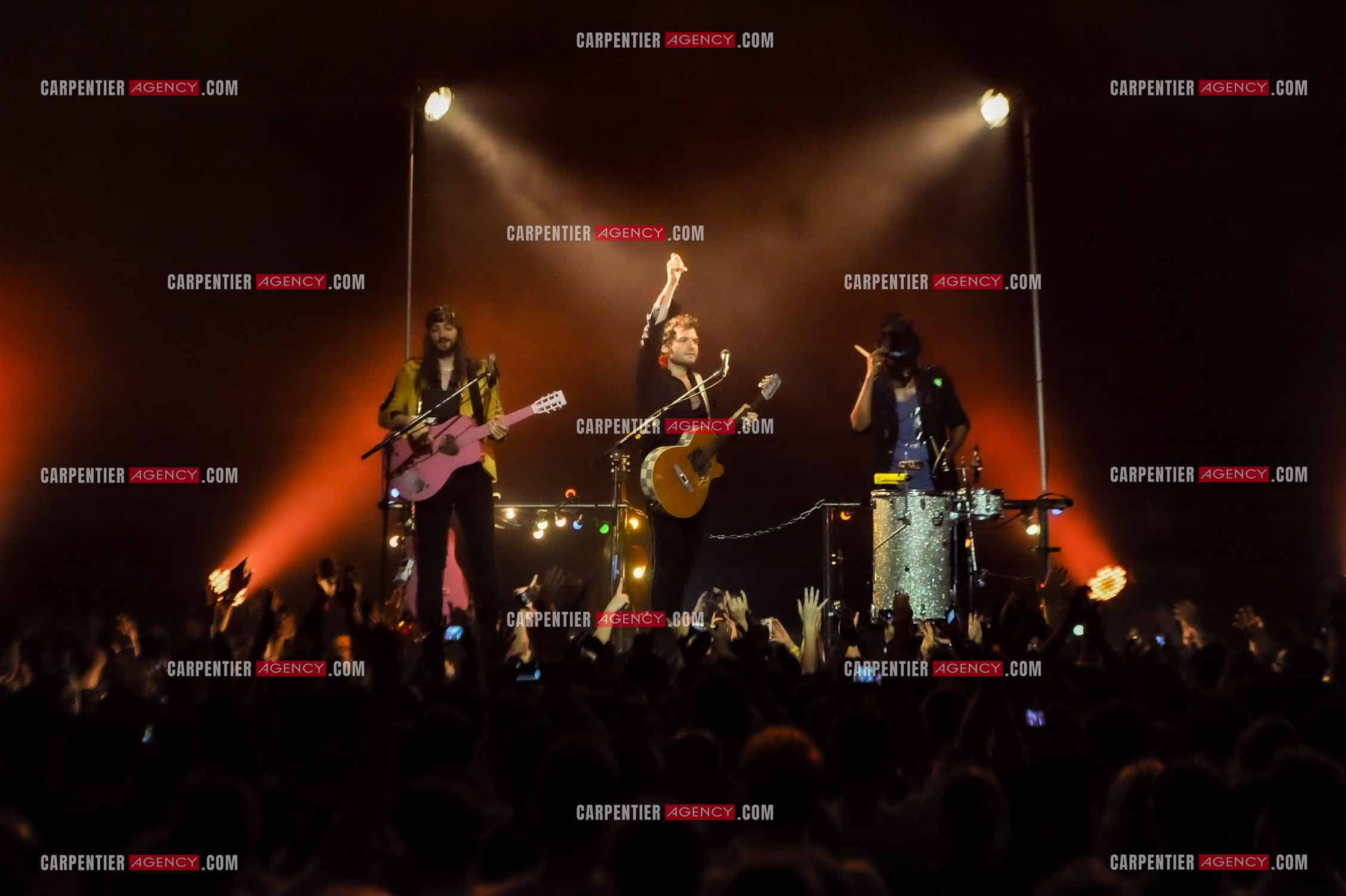 Le chanteur Matthieu Chedid dit “M“ lors de son concert au Zénith de Paris en 2013.  ( Exclusif )