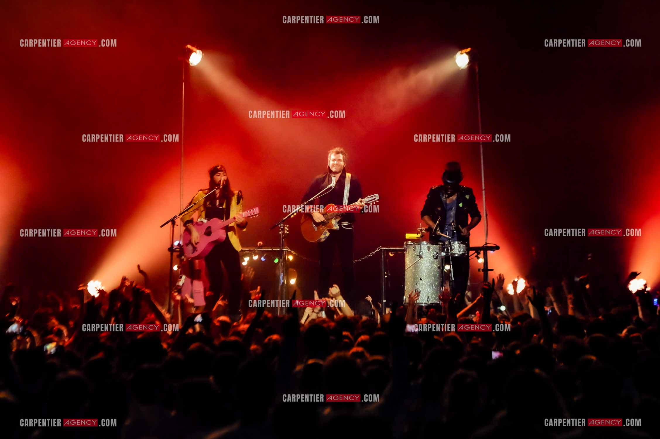 Le chanteur Matthieu Chedid dit “M“ lors de son concert au Zénith de Paris en 2013.  ( Exclusif )