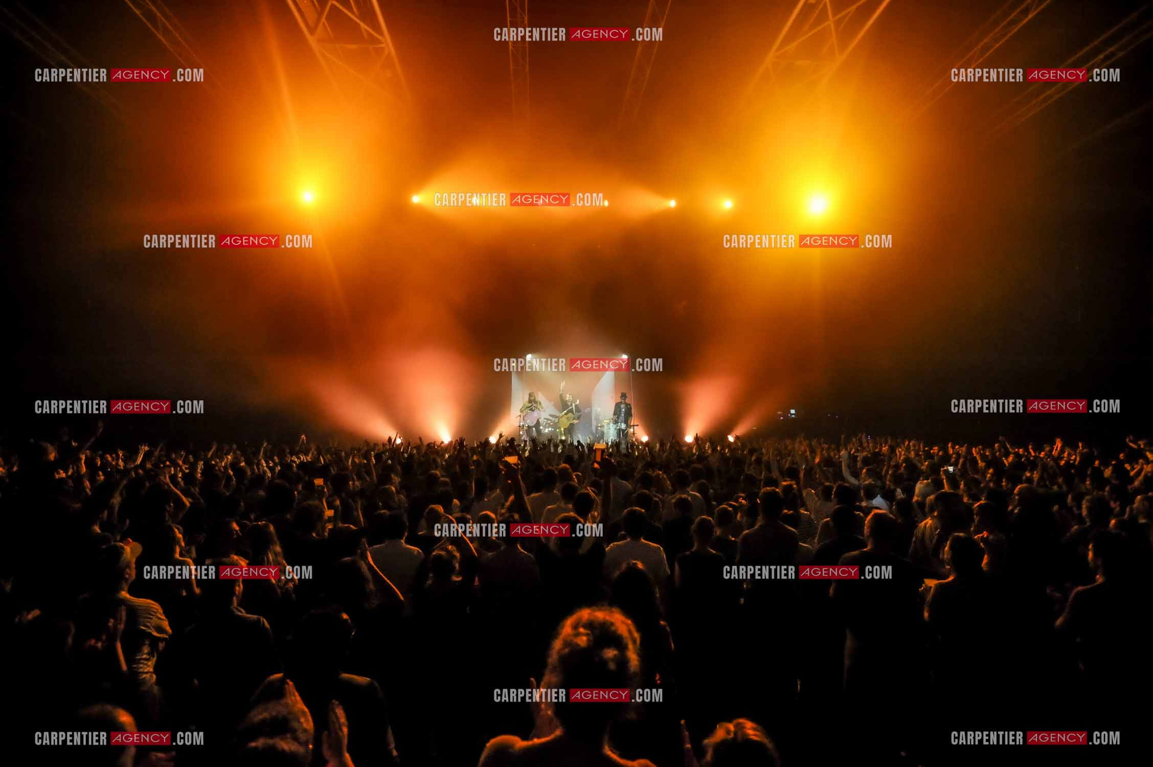 Le chanteur Matthieu Chedid dit “M“ lors de son concert au Zénith de Paris en 2013.  ( Exclusif )