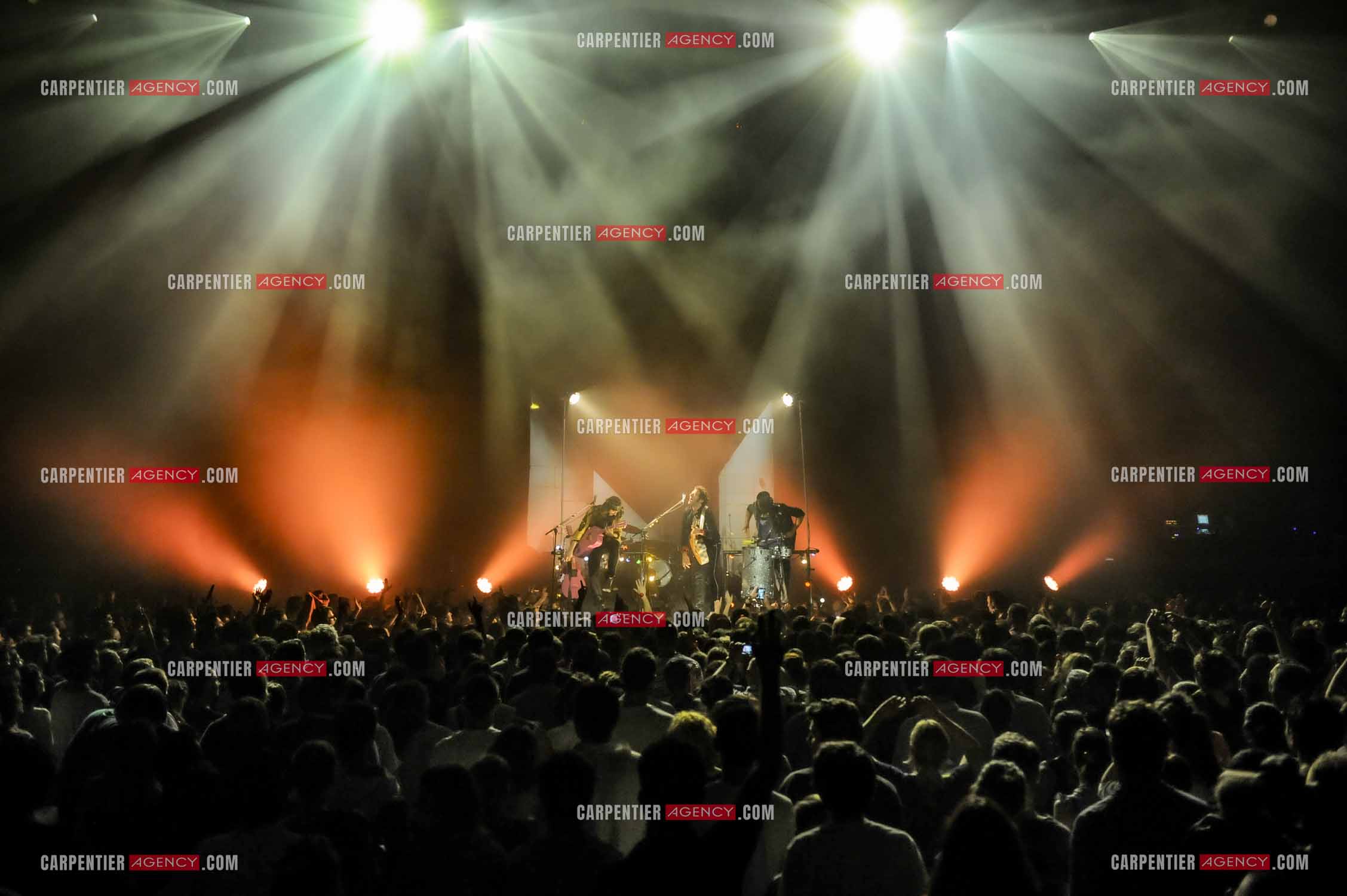 Le chanteur Matthieu Chedid dit “M“ lors de son concert au Zénith de Paris en 2013.  ( Exclusif )