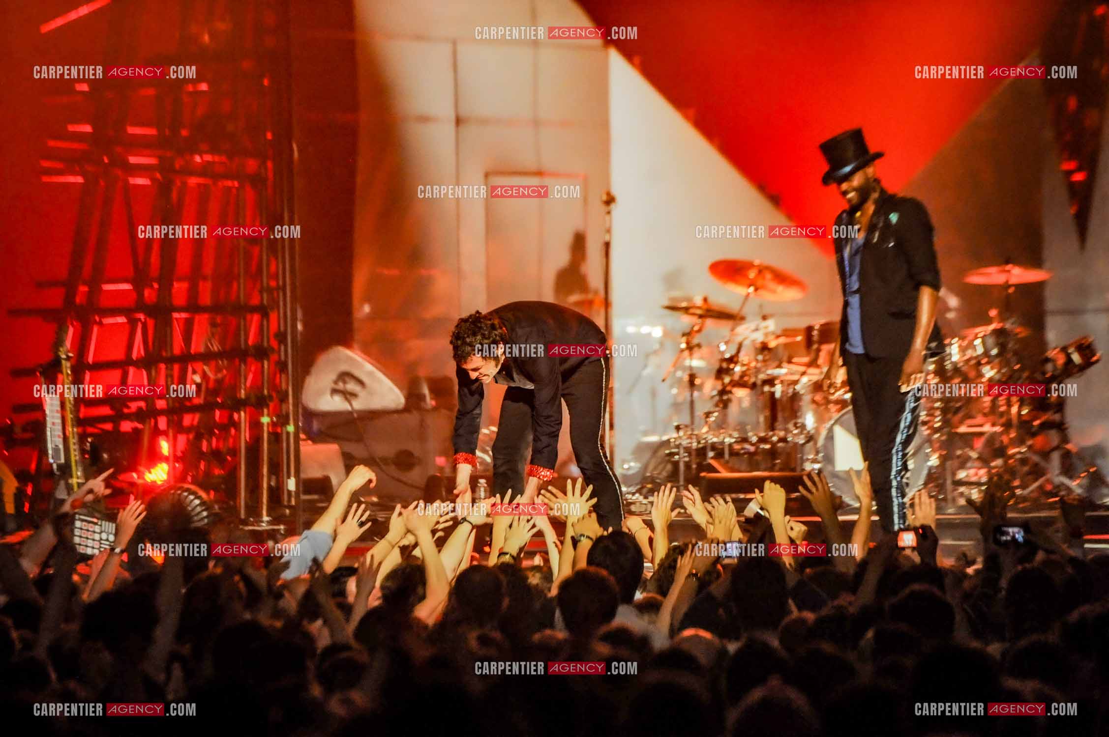 Le chanteur Matthieu Chedid dit “M“ lors de son concert au Zénith de Paris en 2013.  ( Exclusif )