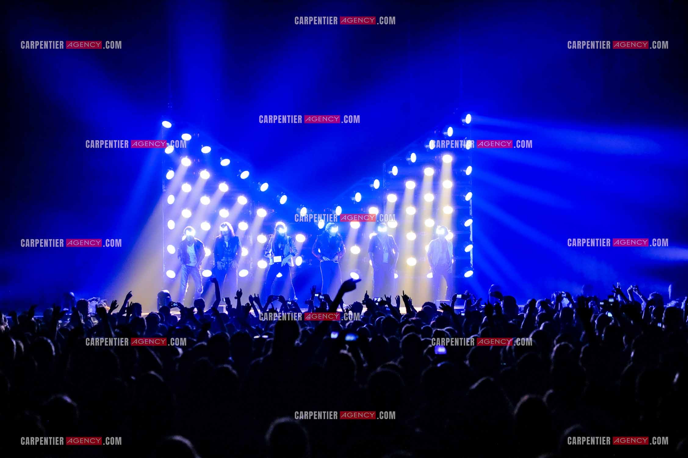 Le chanteur Matthieu Chedid dit “M“ lors de son concert au Zénith de Paris en 2013.  ( Exclusif )