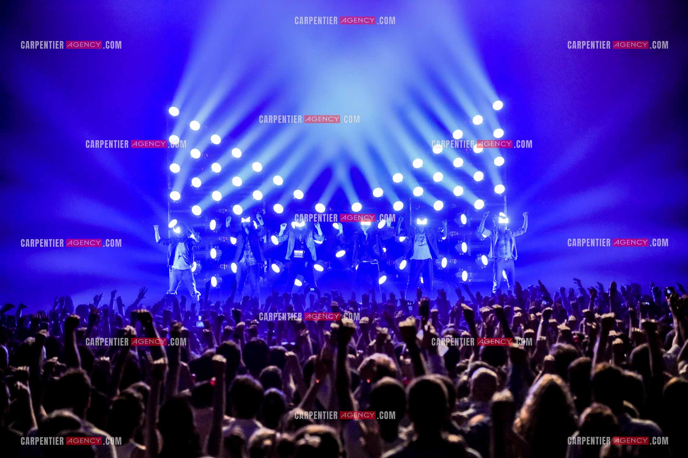 Le chanteur Matthieu Chedid dit “M“ lors de son concert au Zénith de Paris en 2013.  ( Exclusif )