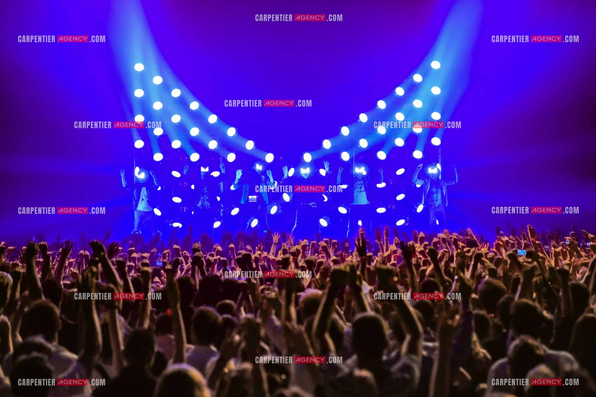 Le chanteur Matthieu Chedid dit “M“ lors de son concert au Zénith de Paris en 2013.  ( Exclusif )