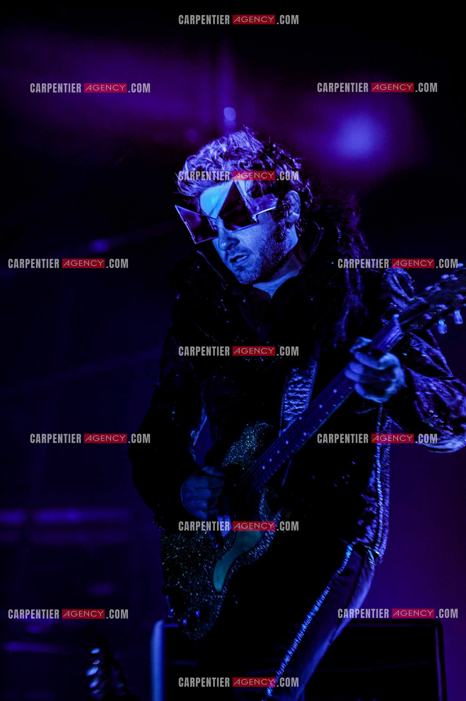 Le chanteur Matthieu Chedid dit “M“ lors de son concert au Zénith de Paris en 2013.  ( Exclusif )