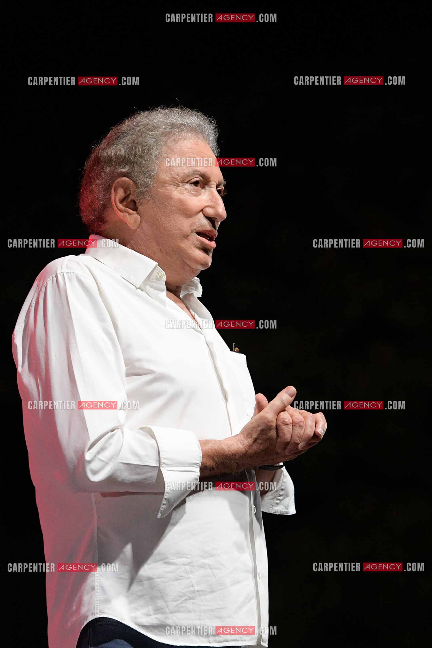 Michel Drucker fait son One Man Show au parc Jourdan d'Aix en Provence. ( Exclusif )
