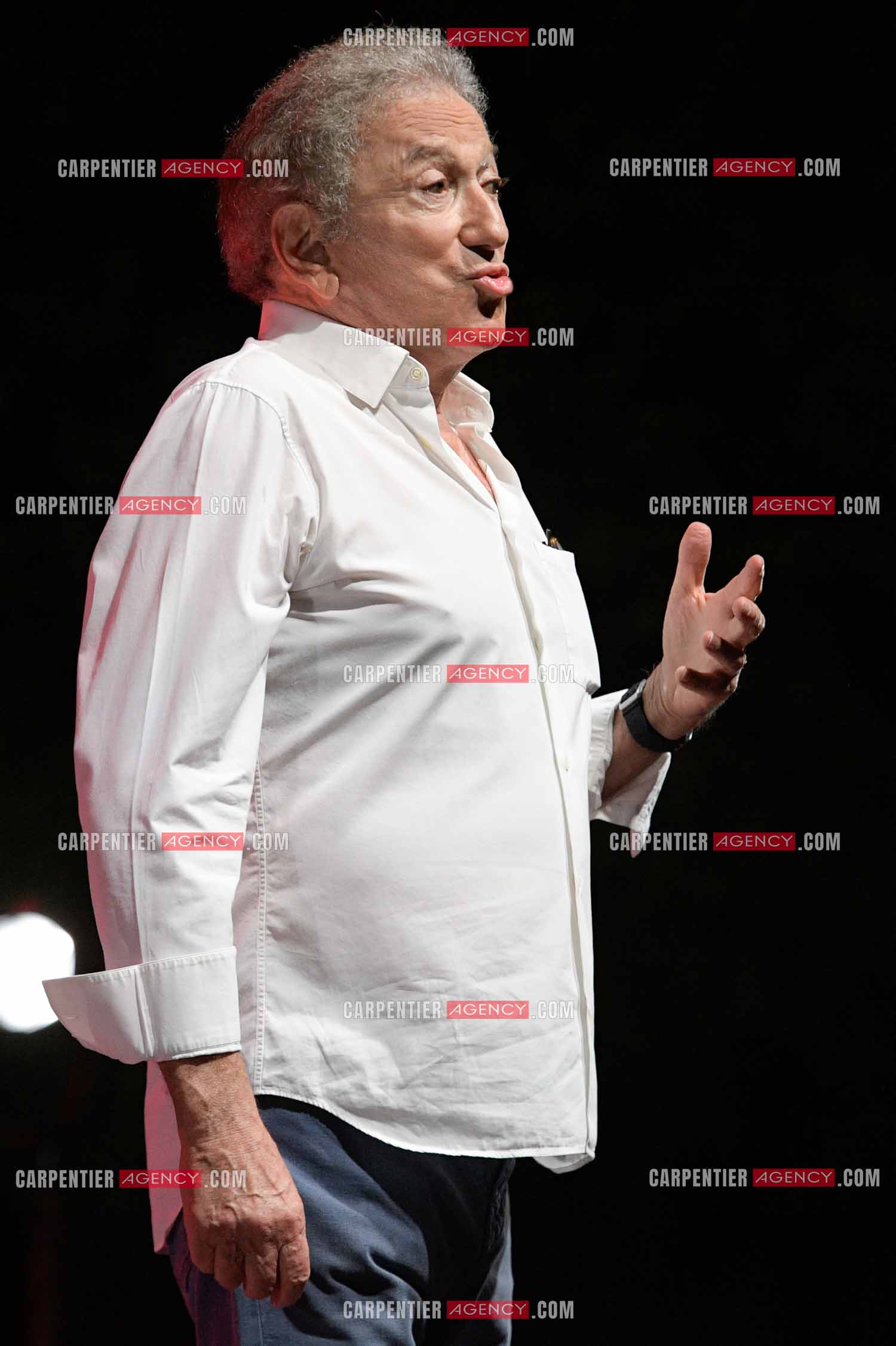 Michel Drucker fait son One Man Show au parc Jourdan d'Aix en Provence. ( Exclusif )