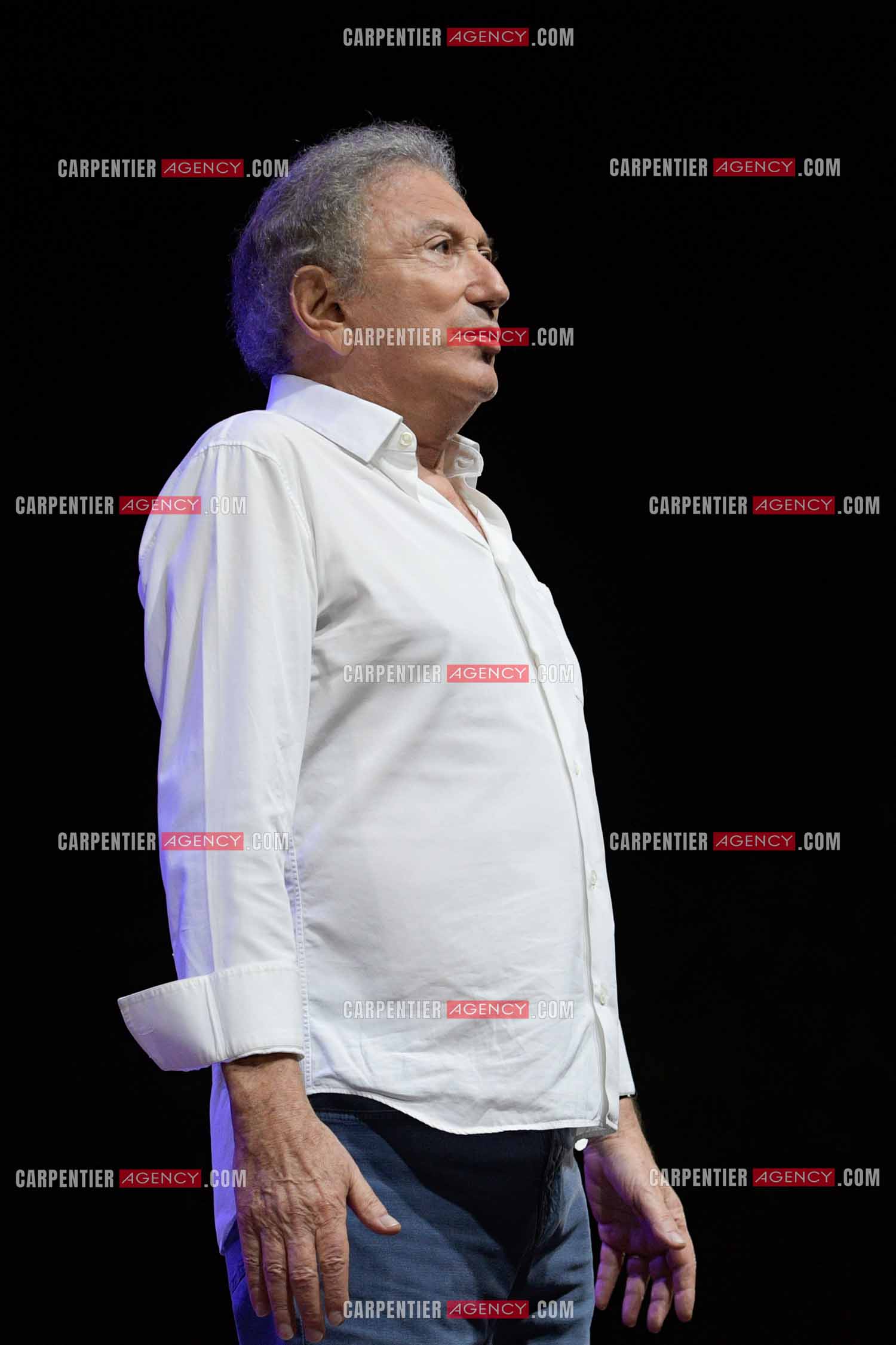 Michel Drucker fait son One Man Show au parc Jourdan d'Aix en Provence. ( Exclusif )