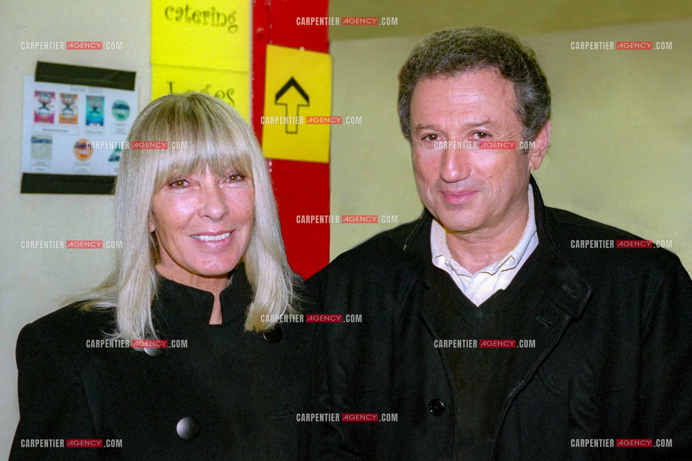L'animateur Michel Drucker et sa femme Dany Saval.    ( Exclusif )