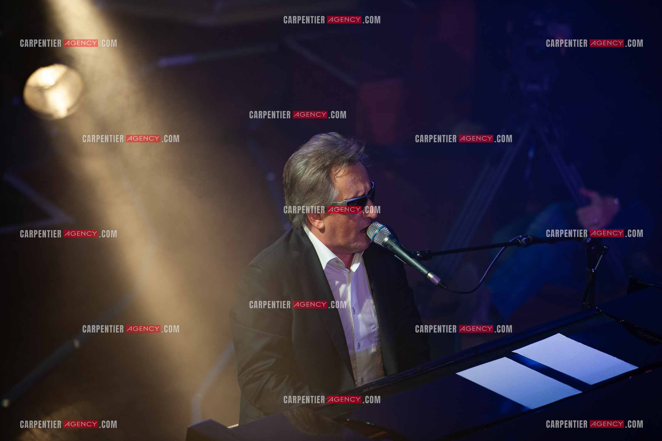 Le chanteur Gilbert Montagné en concert à la salle Gaveau pour trois soirs en 2010.    ( Exclusif )
