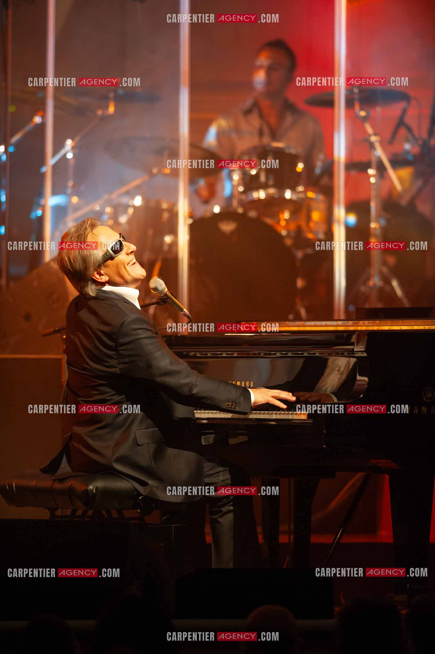 Le chanteur Gilbert Montagné en concert à la salle Gaveau pour trois soirs en 2010.    ( Exclusif )