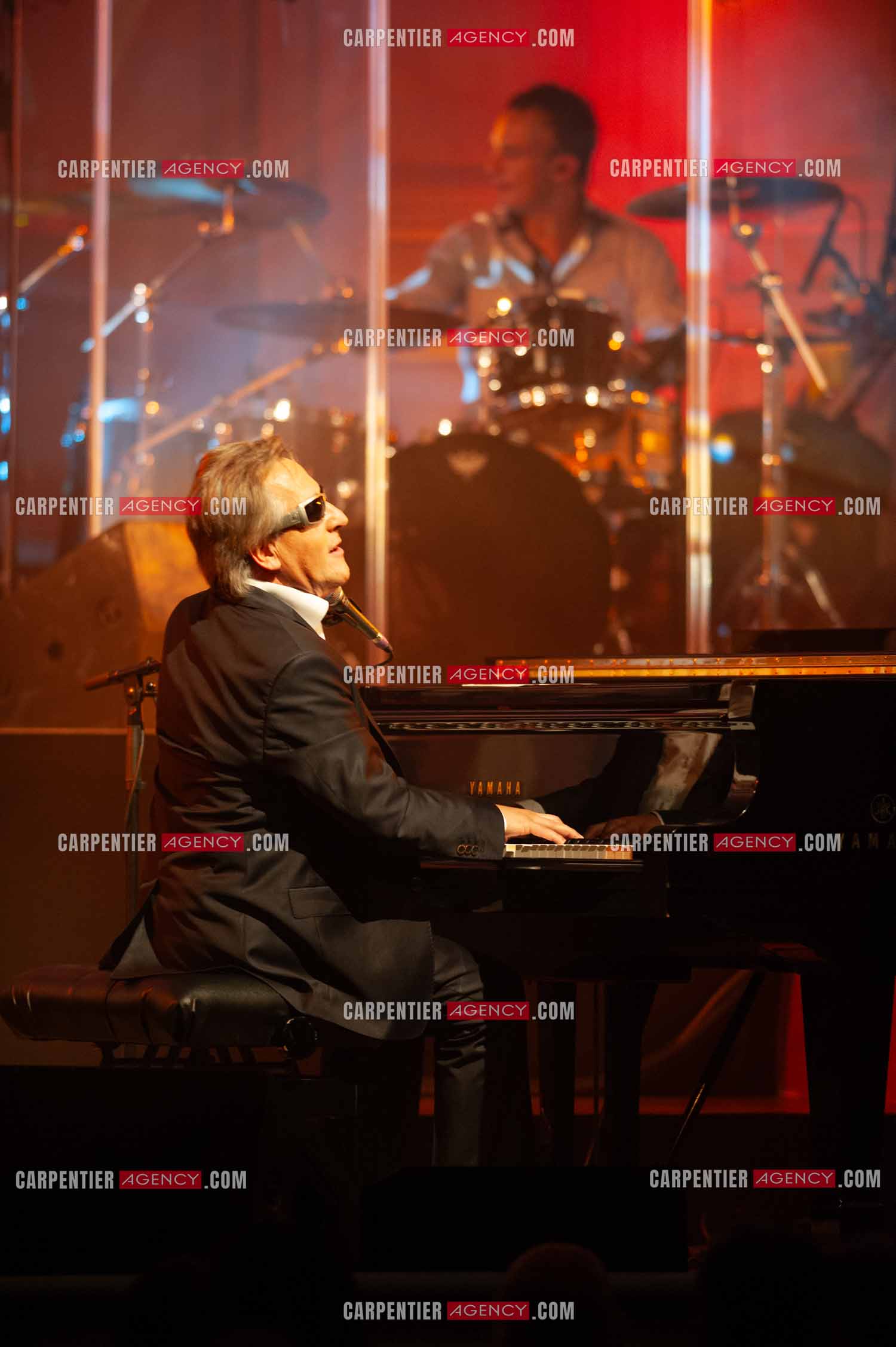 Le chanteur Gilbert Montagné en concert à la salle Gaveau pour trois soirs en 2010.    ( Exclusif )