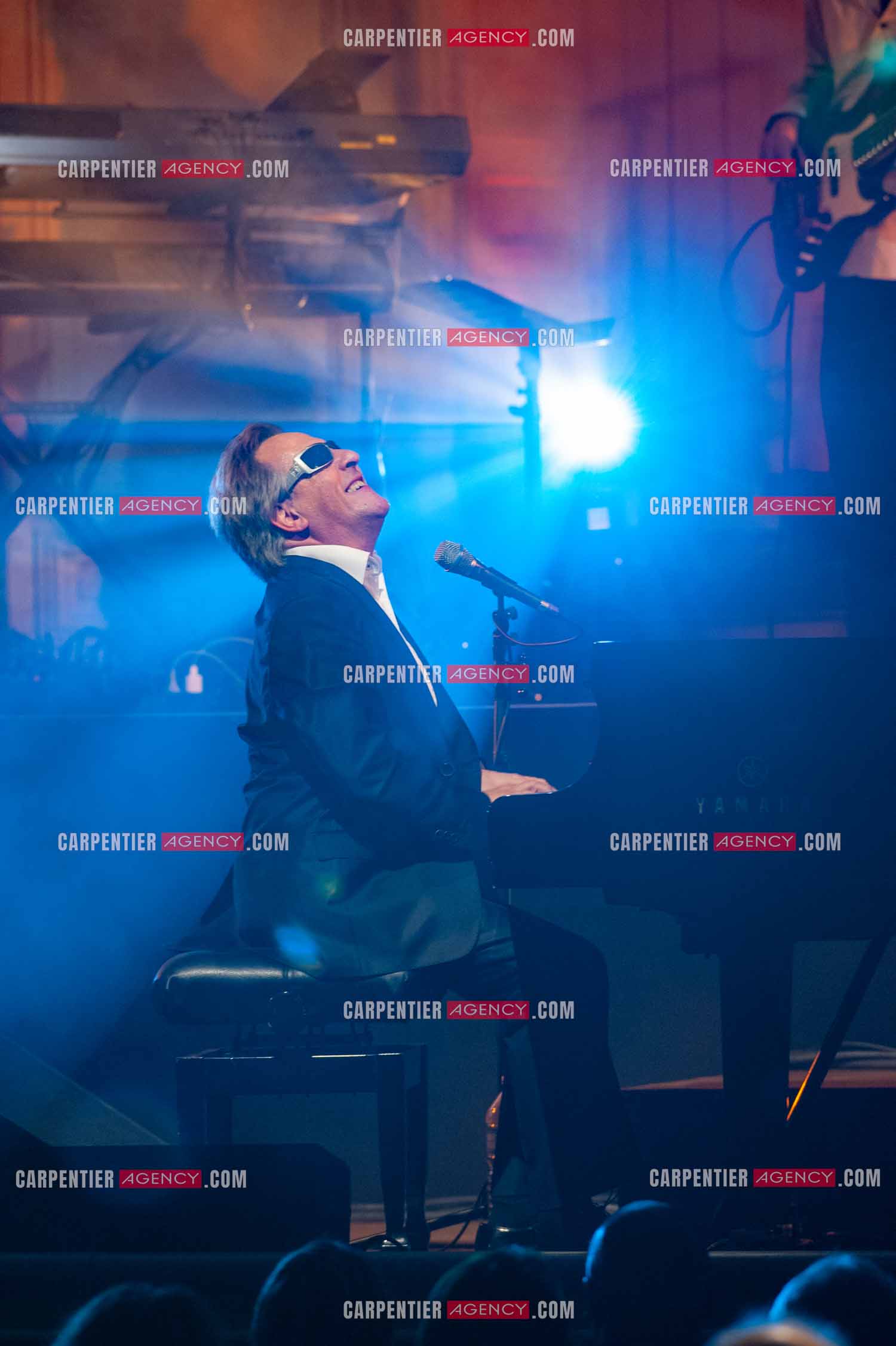 Le chanteur Gilbert Montagné en concert à la salle Gaveau pour trois soirs en 2010.    ( Exclusif )