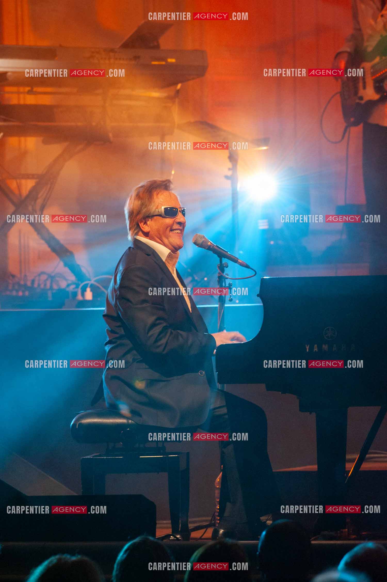 Le chanteur Gilbert Montagné en concert à la salle Gaveau pour trois soirs en 2010.    ( Exclusif )