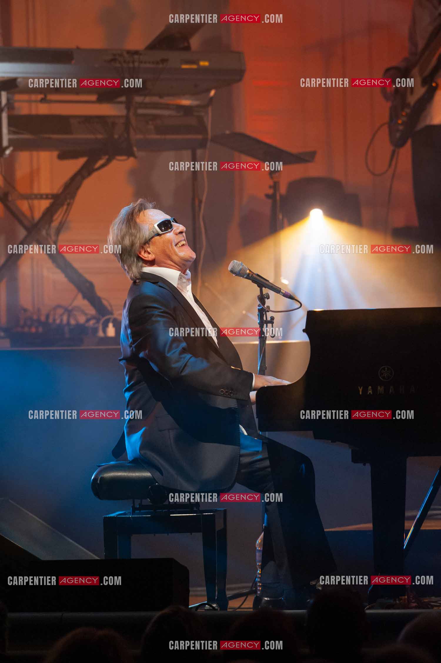 Le chanteur Gilbert Montagné en concert à la salle Gaveau pour trois soirs en 2010.    ( Exclusif )