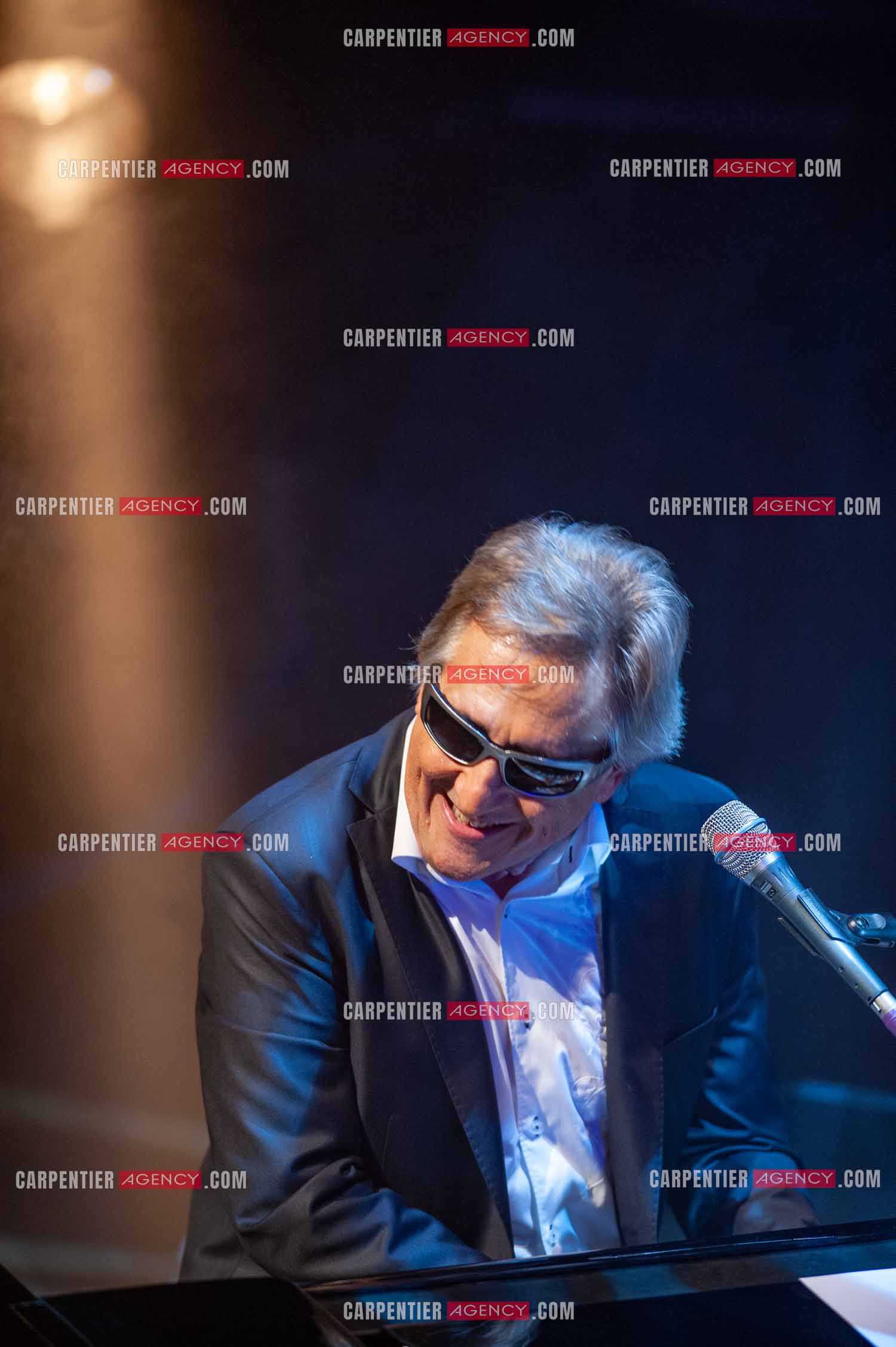 Le chanteur Gilbert Montagné en concert à la salle Gaveau pour trois soirs en 2010.    ( Exclusif )
