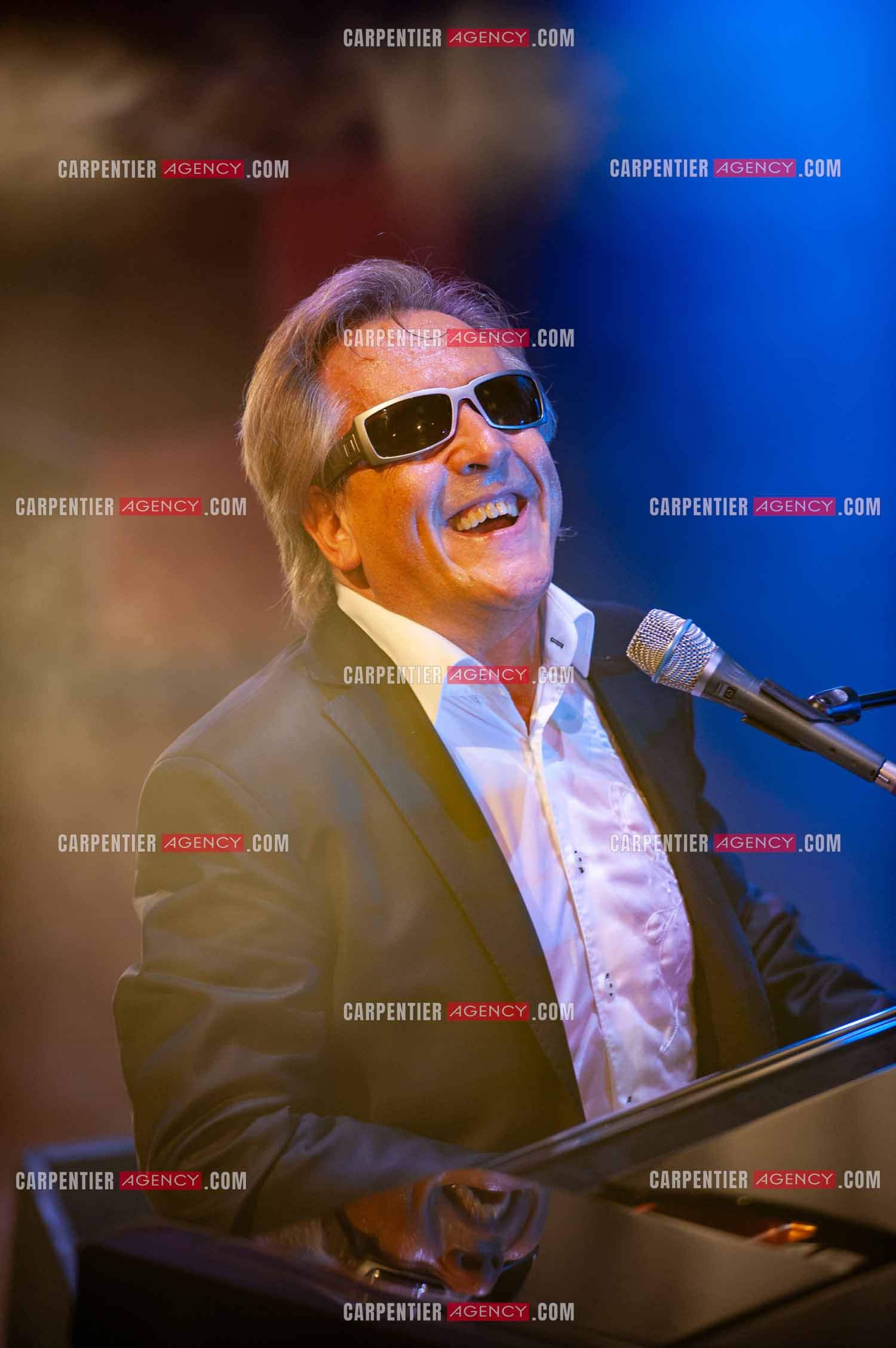 Le chanteur Gilbert Montagné en concert à la salle Gaveau pour trois soirs en 2010.    ( Exclusif )