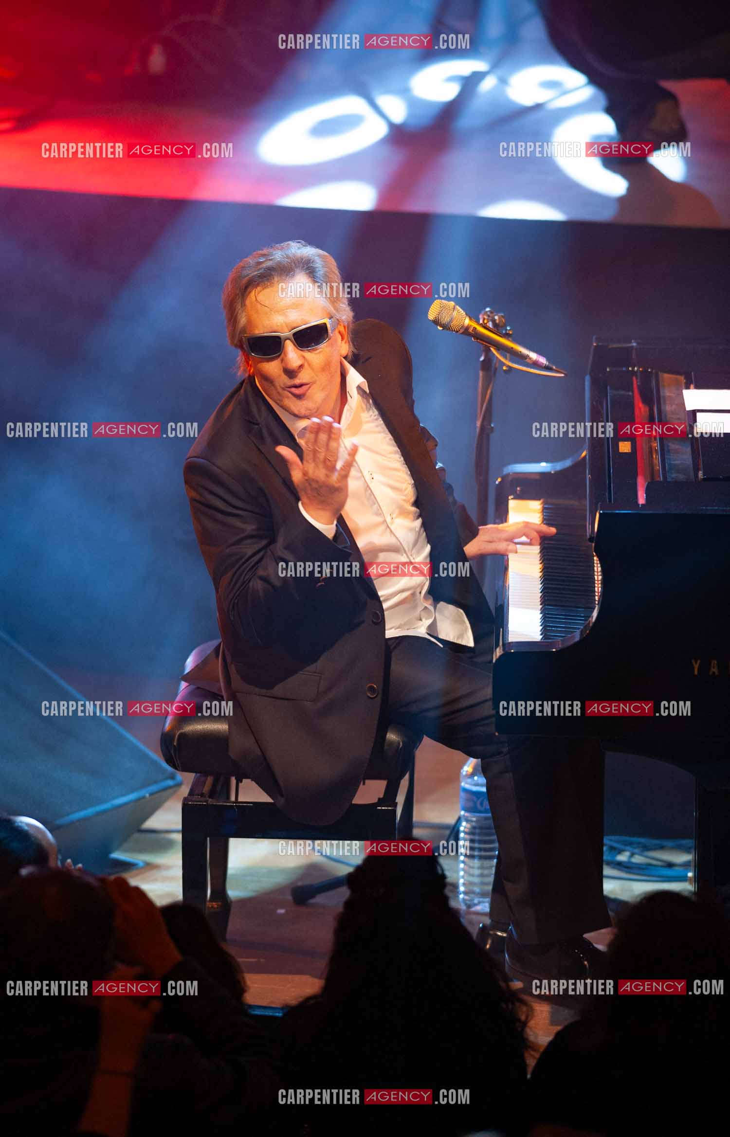Le chanteur Gilbert Montagné en concert à la salle Gaveau pour trois soirs en 2010.    ( Exclusif )